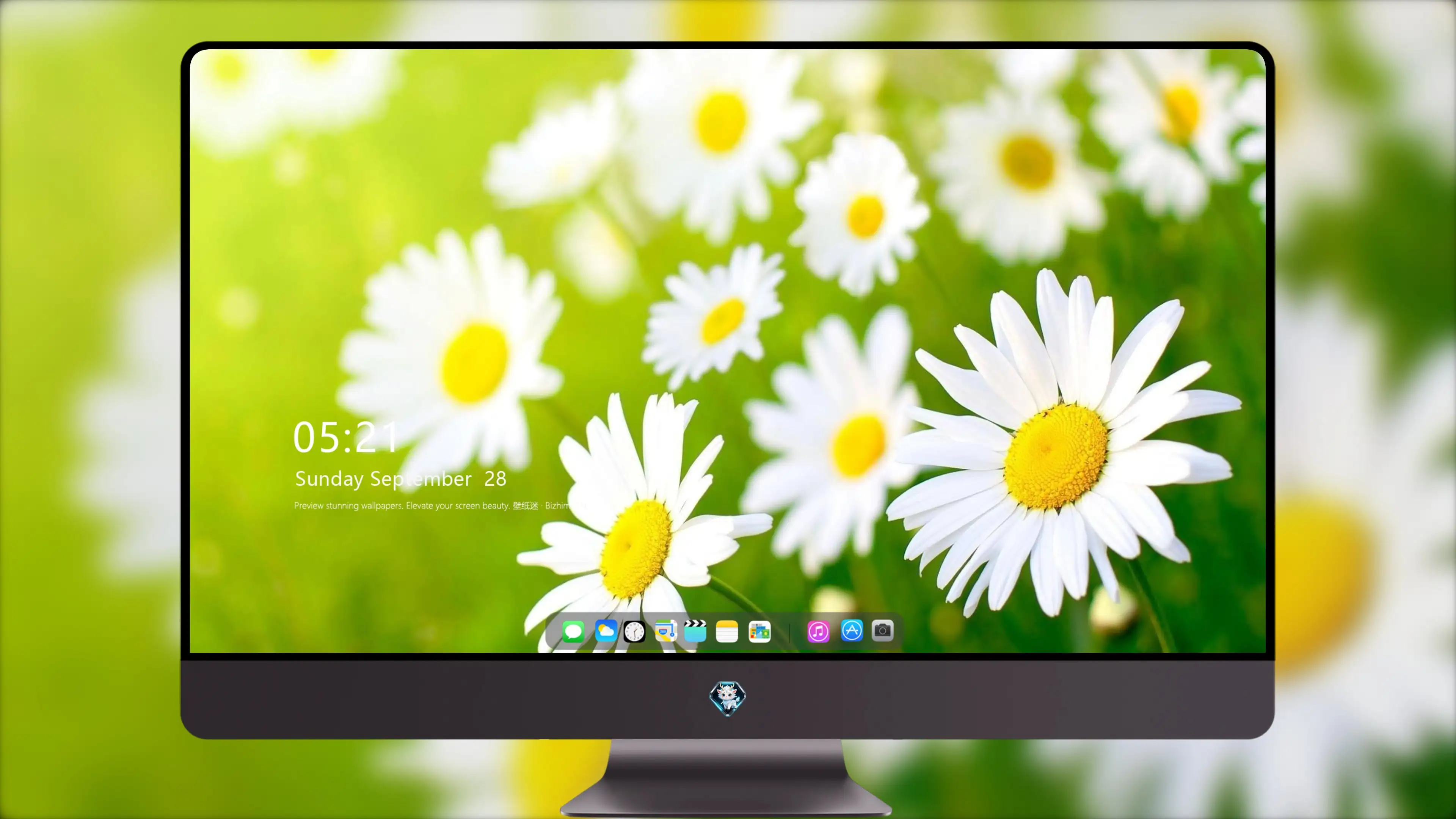 轻柔视觉大图 4K 高清大图 办公休闲两用桌面