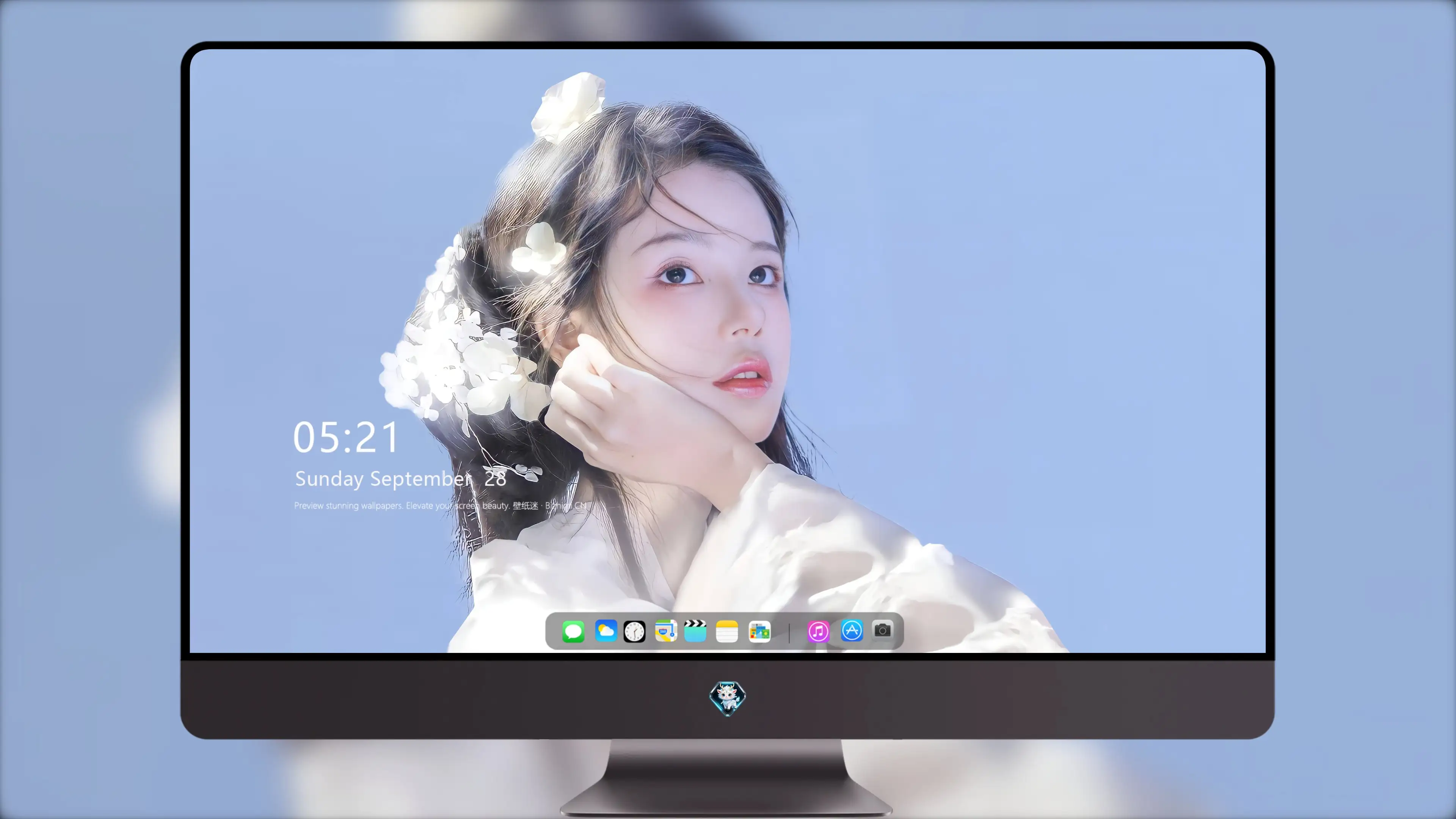 轻柔视觉大图 淡雅 清爽美图 办公休闲两用桌面