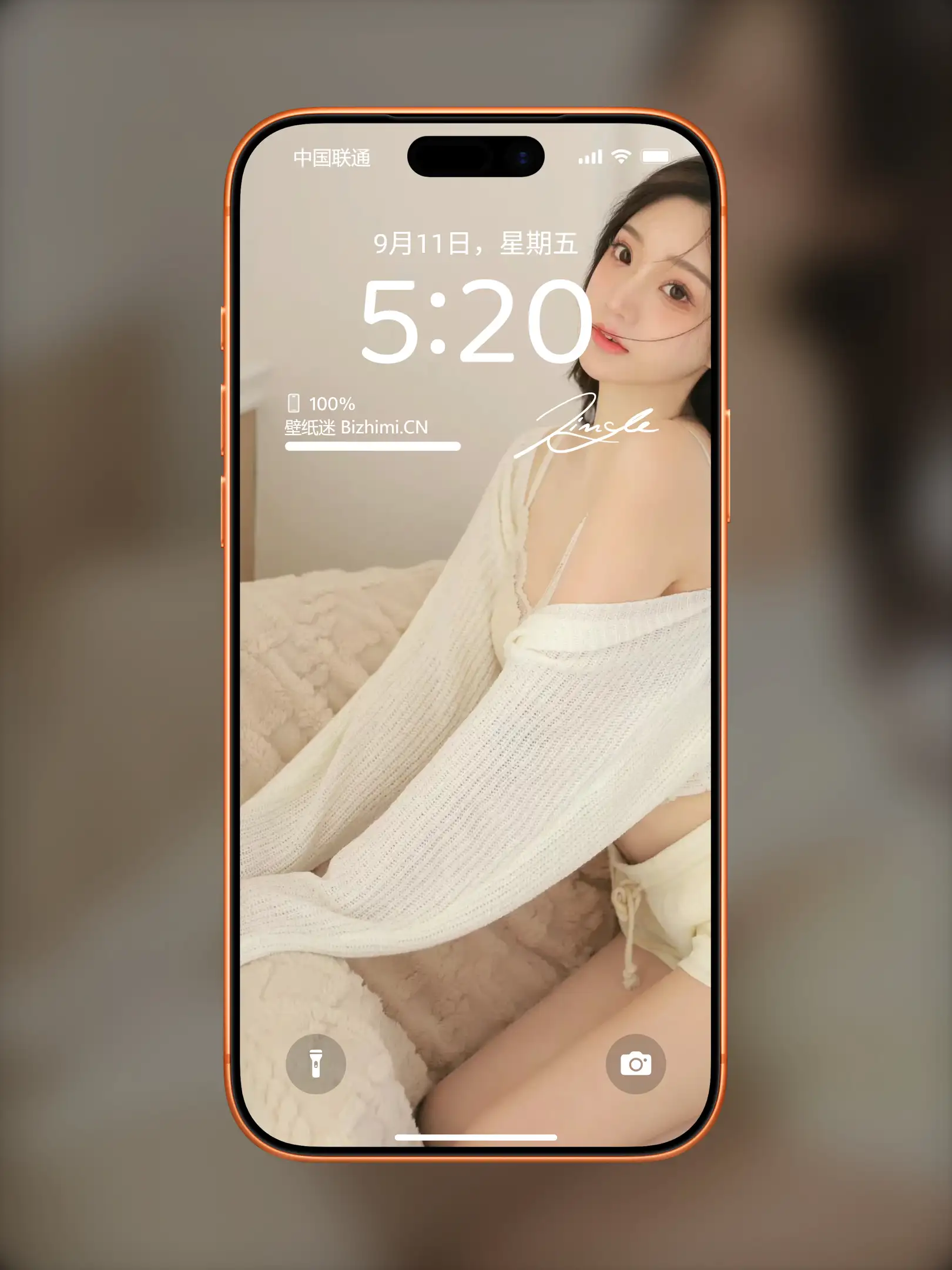 4K高清女神图片 美女图 小米手机锁屏