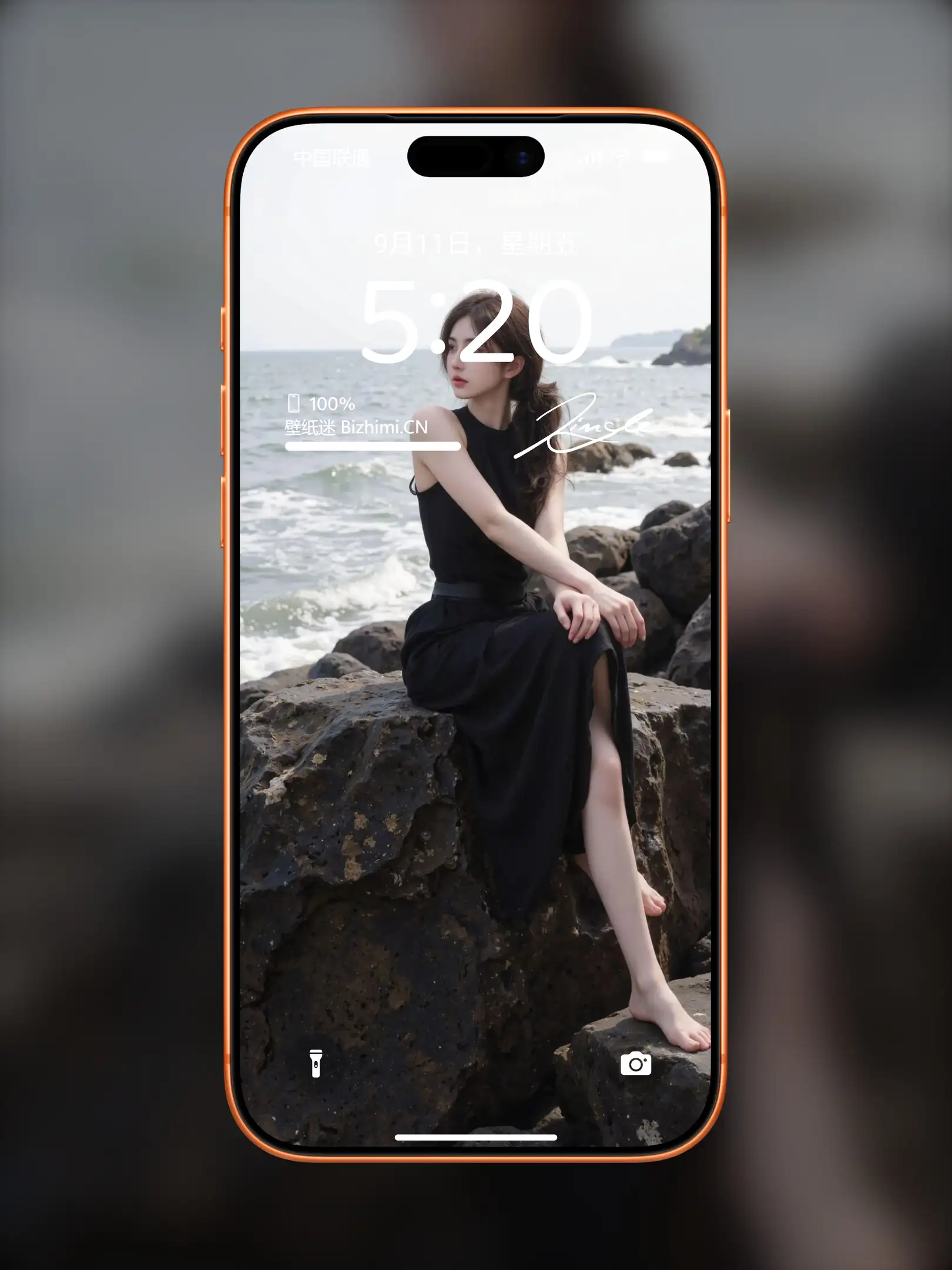 颜值出众的 女孩时尚写真 照片 ipad手机锁屏