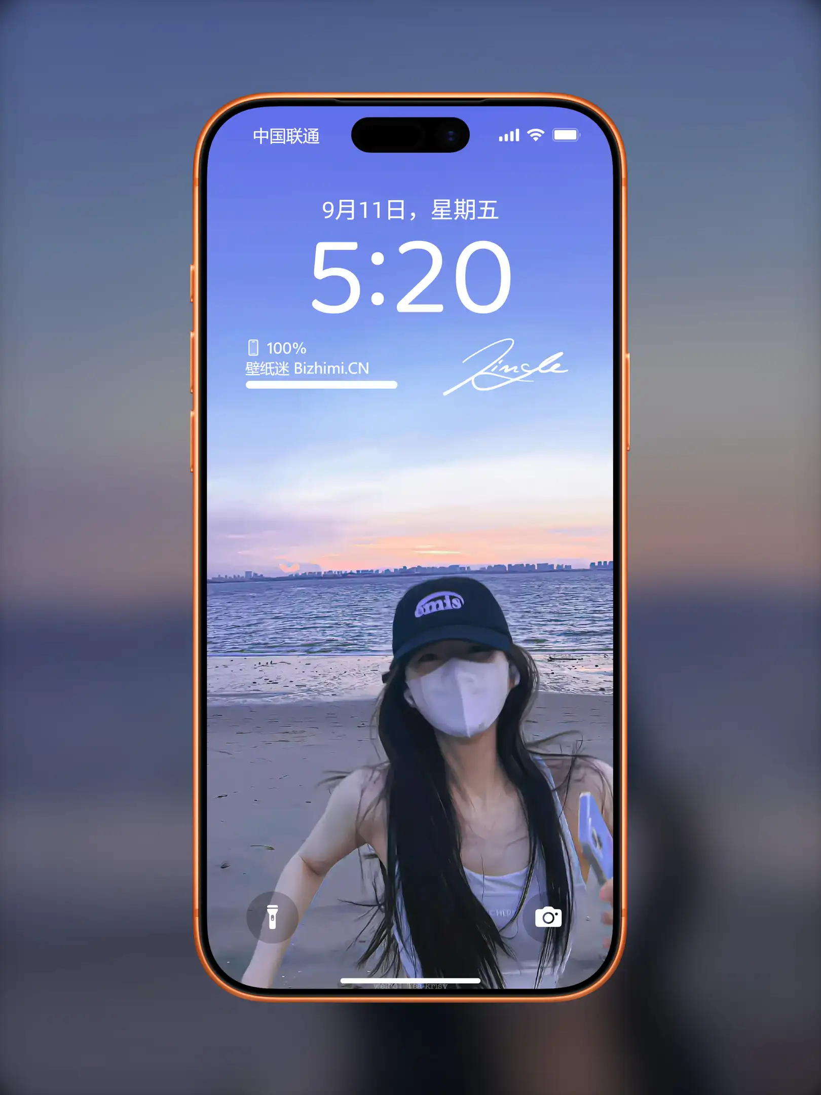 颜值出众的 女孩时尚写真 照片 ipad手机锁屏