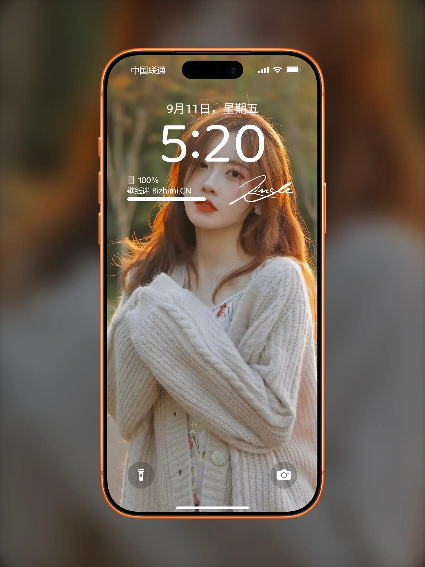 楚楚动人的 女孩人像写真 照片 女神手机锁屏