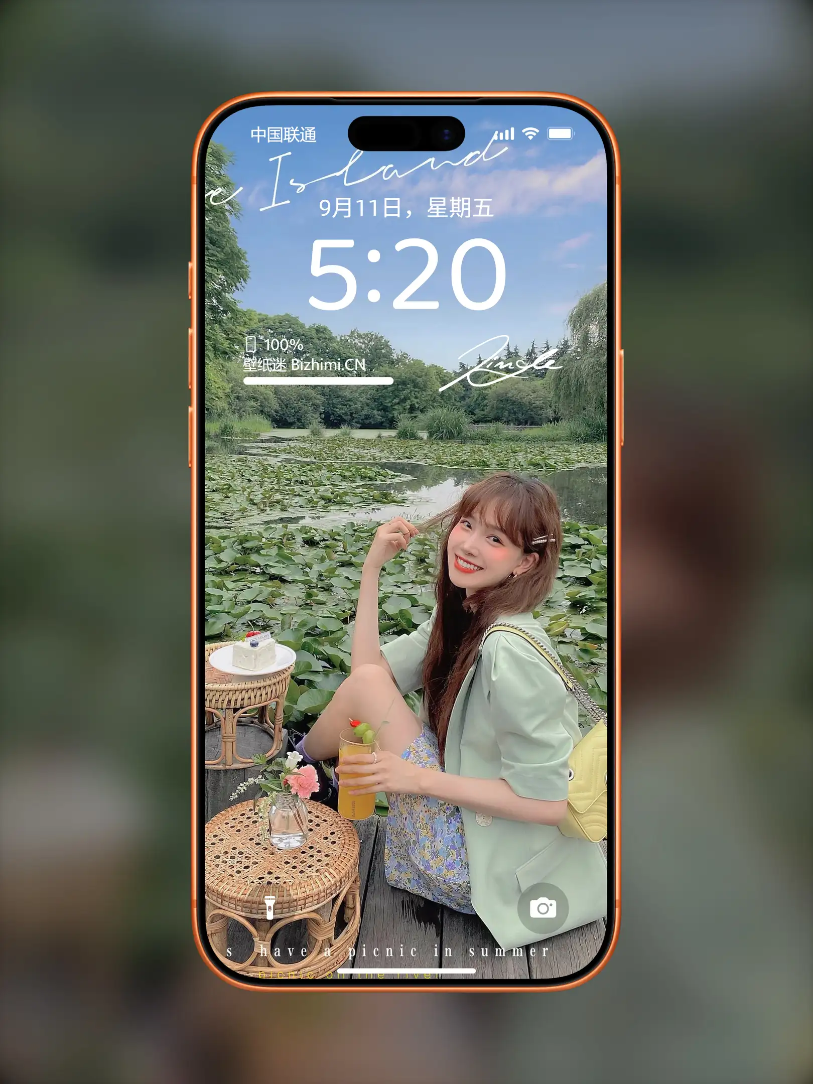 清新脱俗的 女孩时尚大片 照片 精美锁屏壁纸