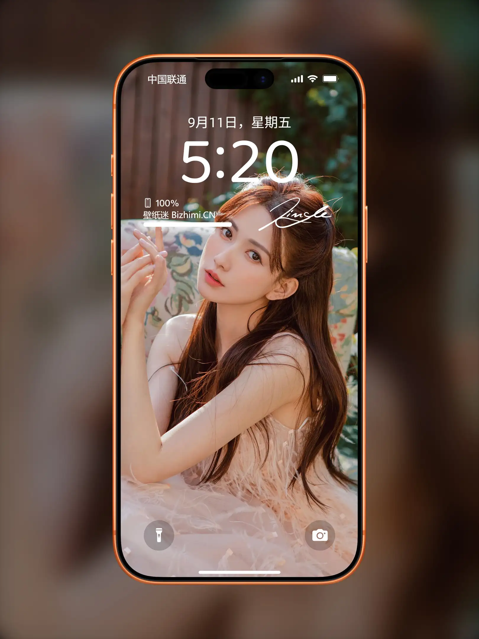 清纯可爱的 女孩时尚大片 照片 精美锁屏壁纸