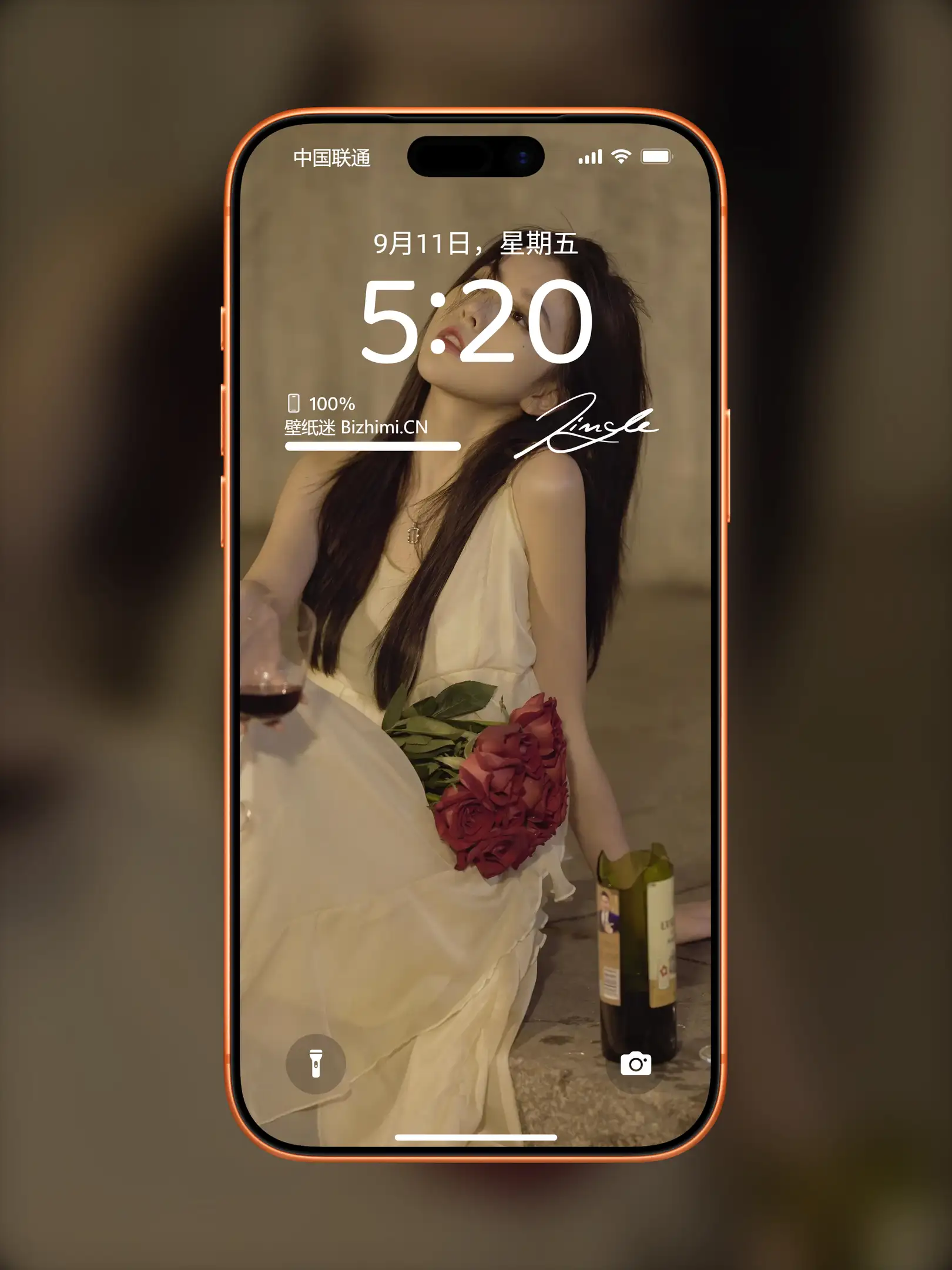 颜值出众的 女孩时尚写真 照片 ipad手机锁屏