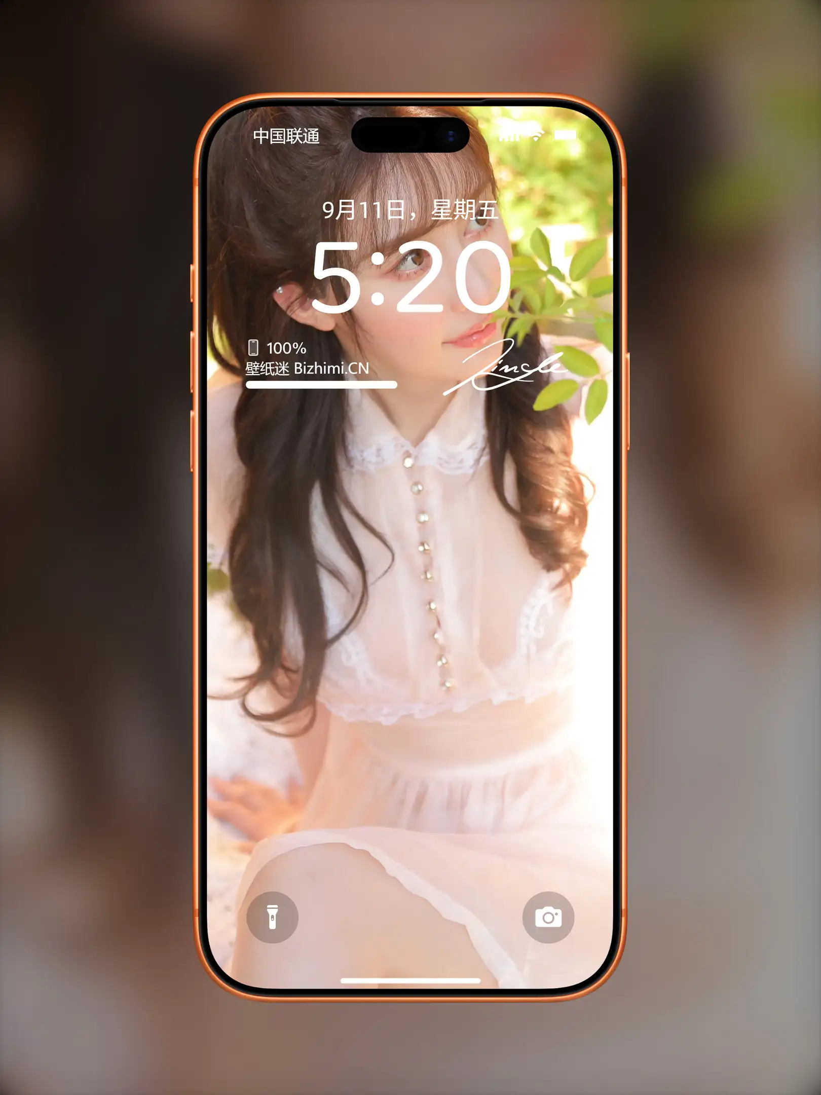 魅力十足的 女孩人像写真 照片 女神手机锁屏
