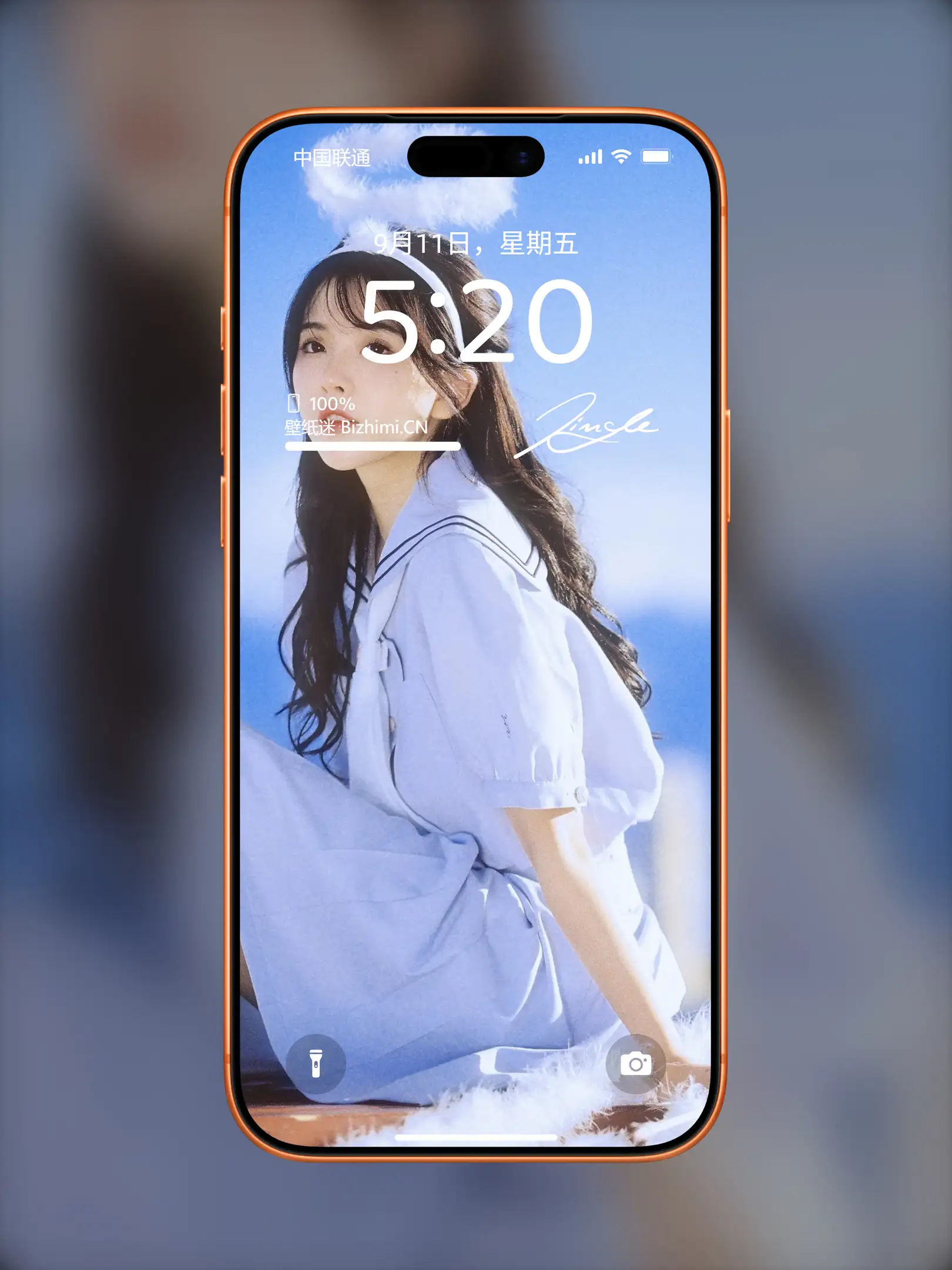 楚楚动人的 女孩高清肖像 照片 手机锁屏壁纸