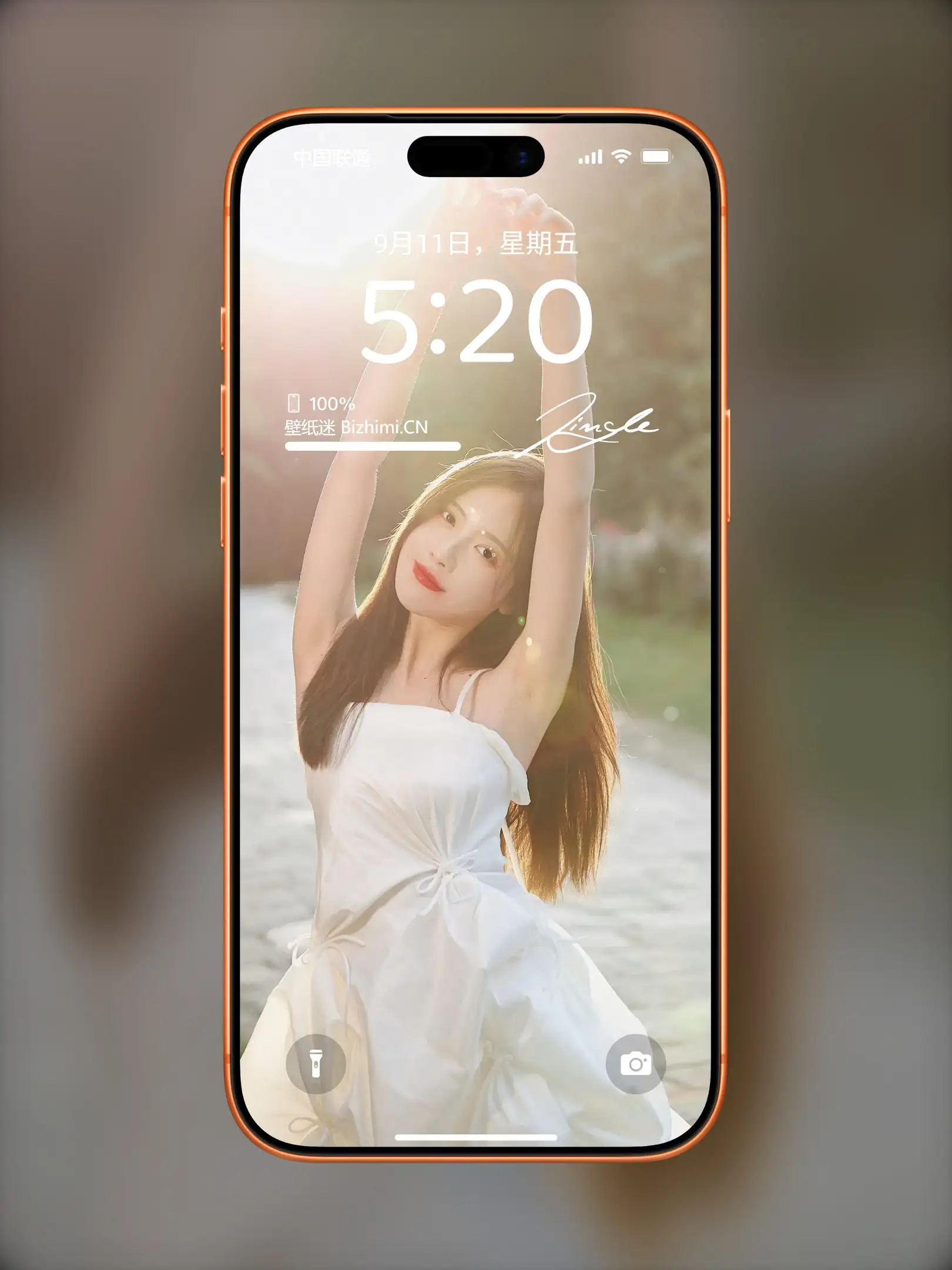 清纯可爱的 女孩时尚大片 照片 精美锁屏壁纸