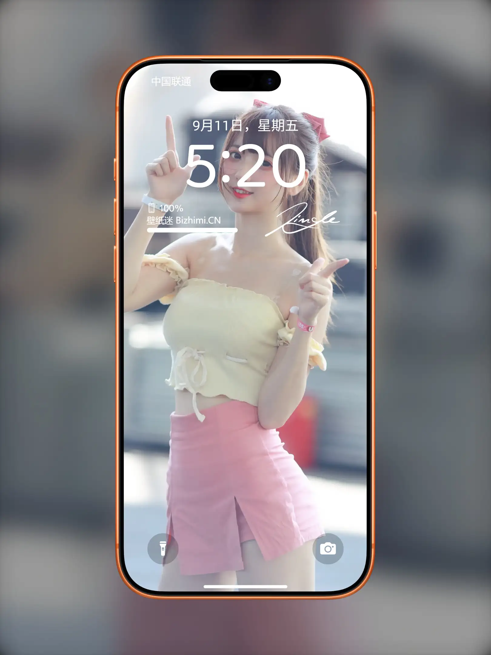 魅力十足的 女孩人像写真 照片 女神手机锁屏