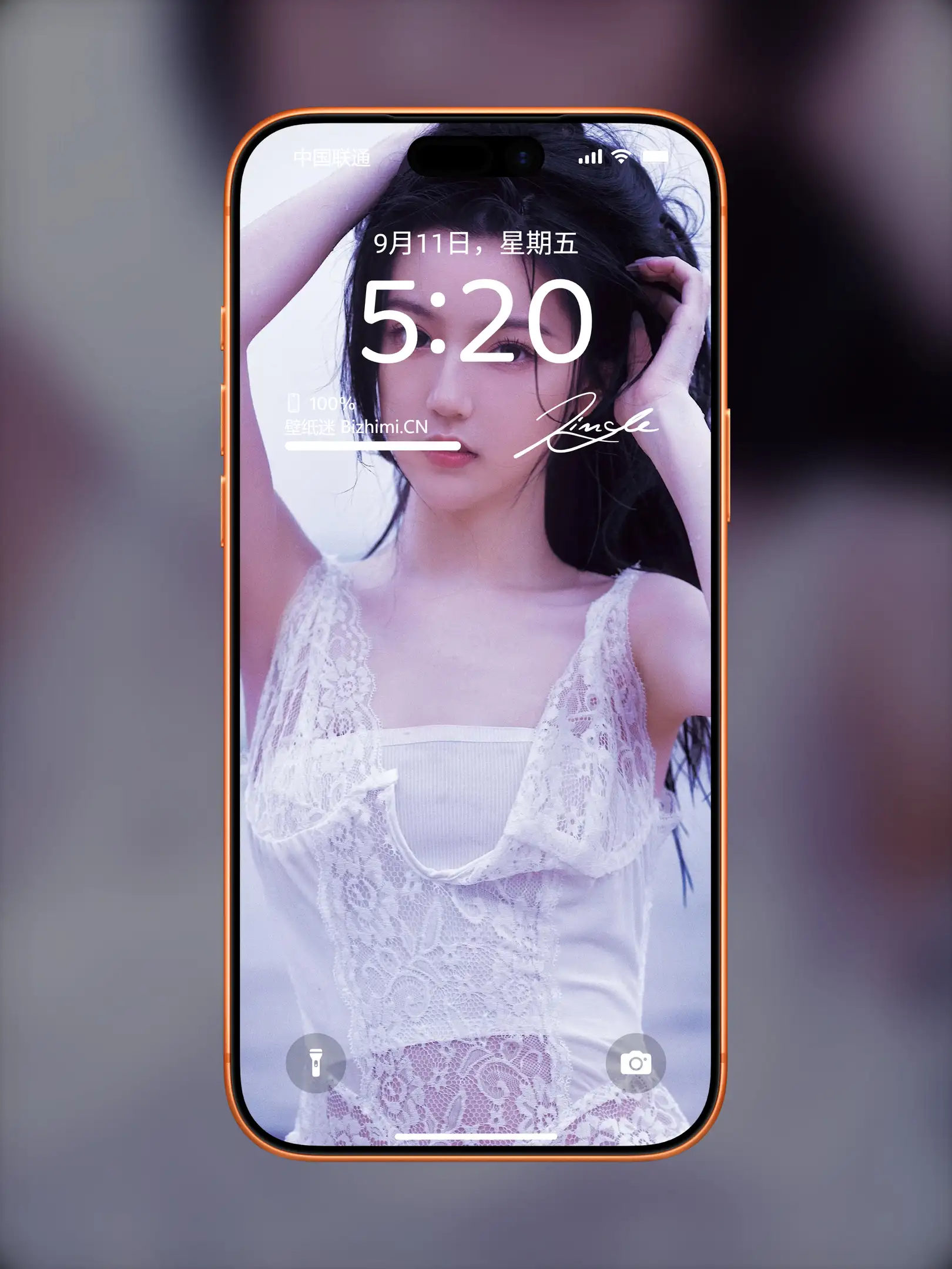 性感迷人的 女孩时尚写真 照片 ipad手机锁屏