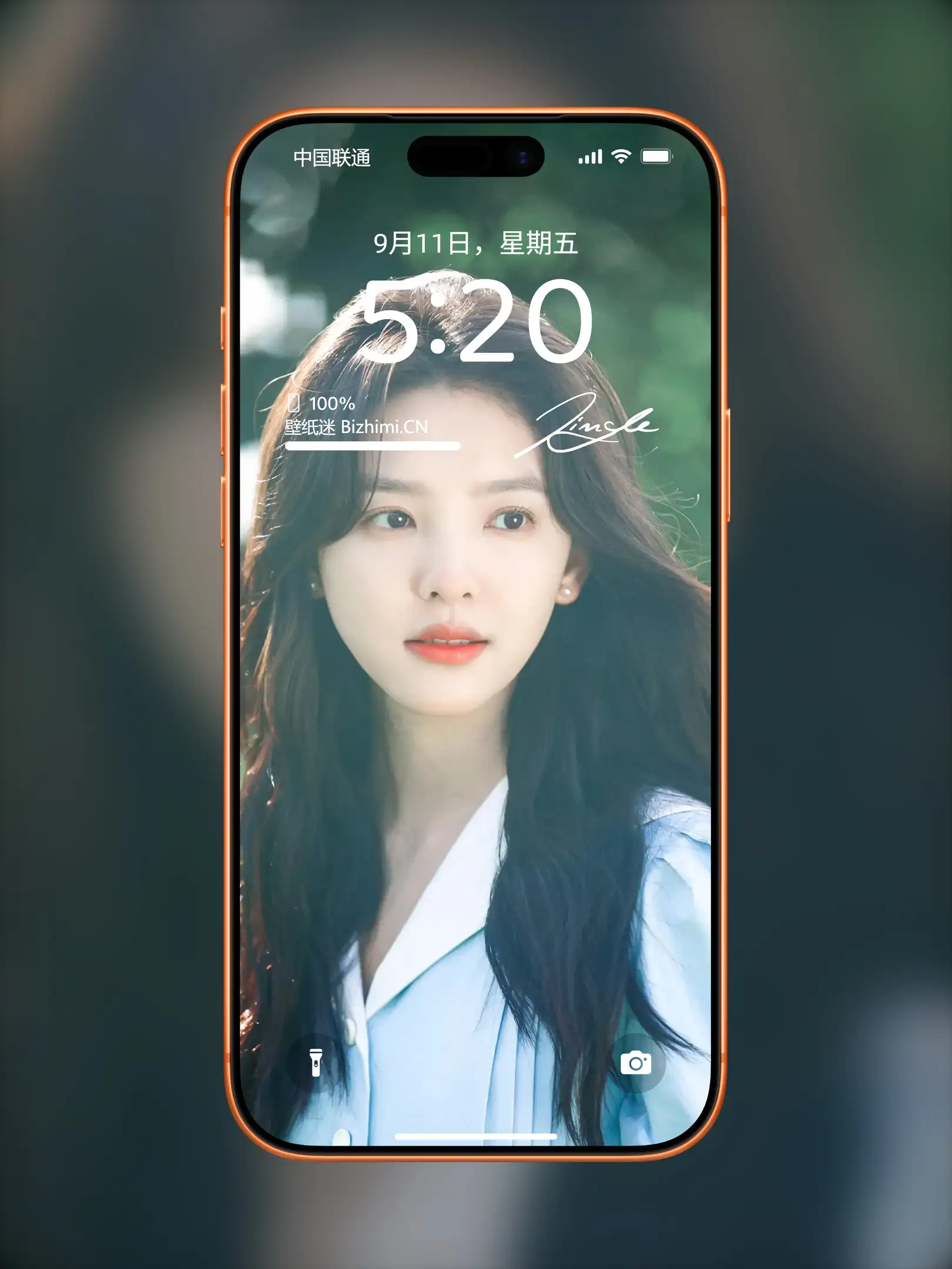 颜值出众的 女孩时尚写真 照片 ipad手机锁屏