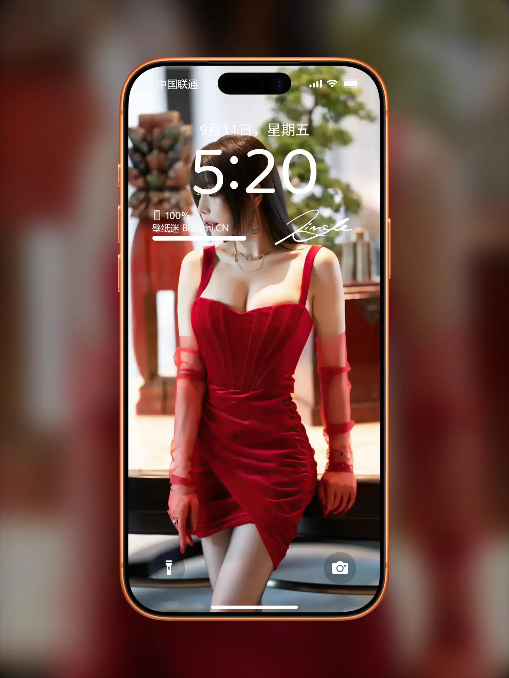 性感迷人的 女孩时尚写真 照片 ipad手机锁屏