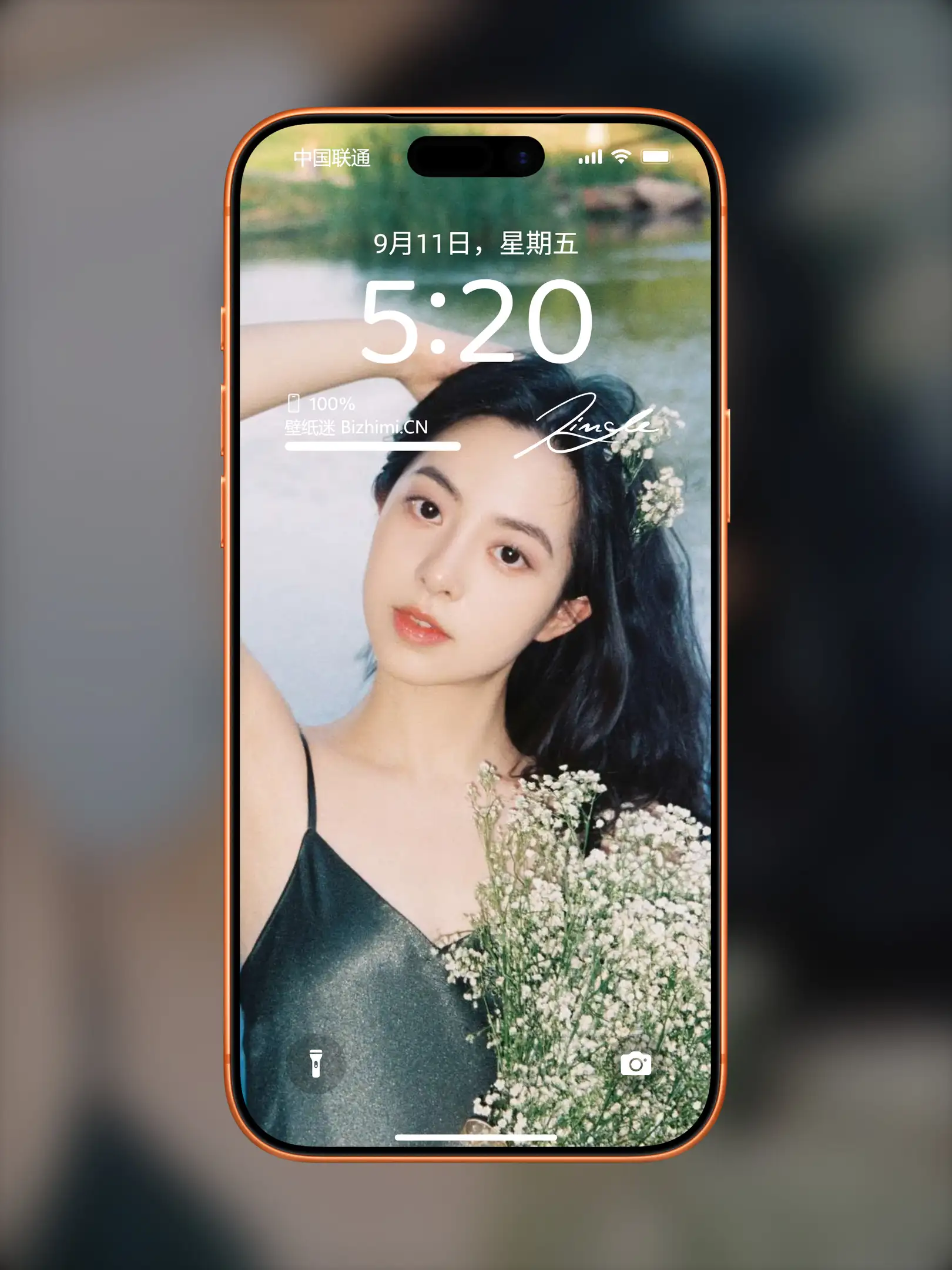 颜值出众的 女孩时尚写真 照片 ipad手机锁屏