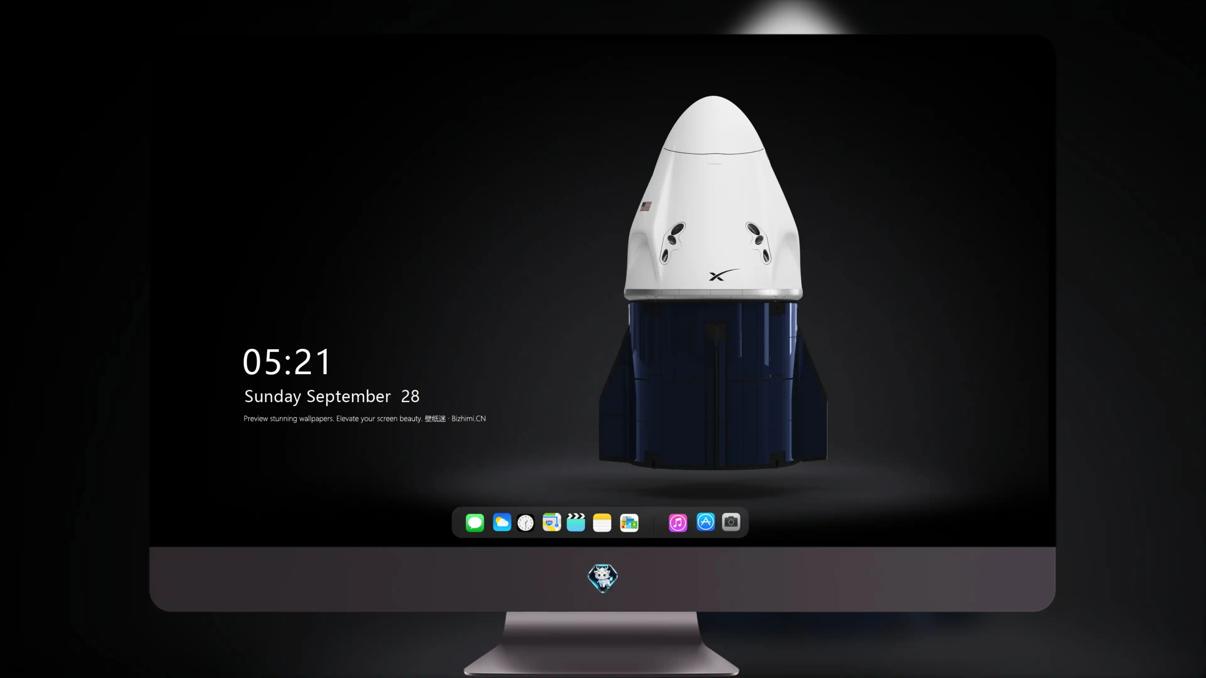 4K超清 霸气的 飞机航天SpaceX 航天背景 锁屏壁纸