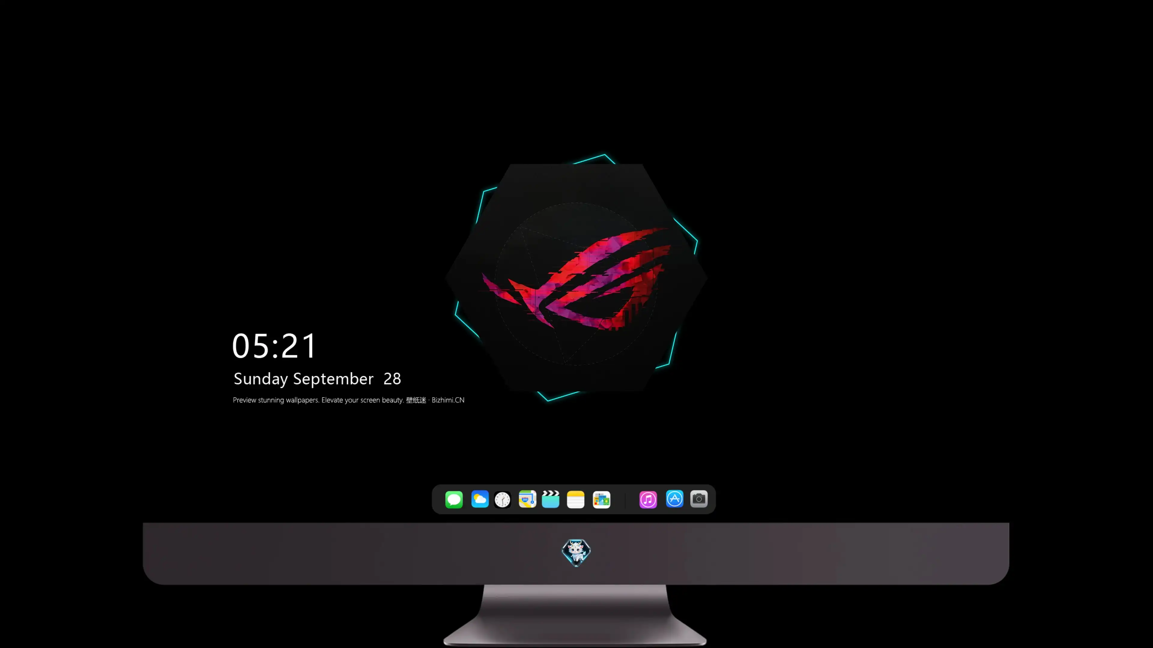 4k画质 清新淡雅的 LOGO简约壁纸 pc锁屏 无水印