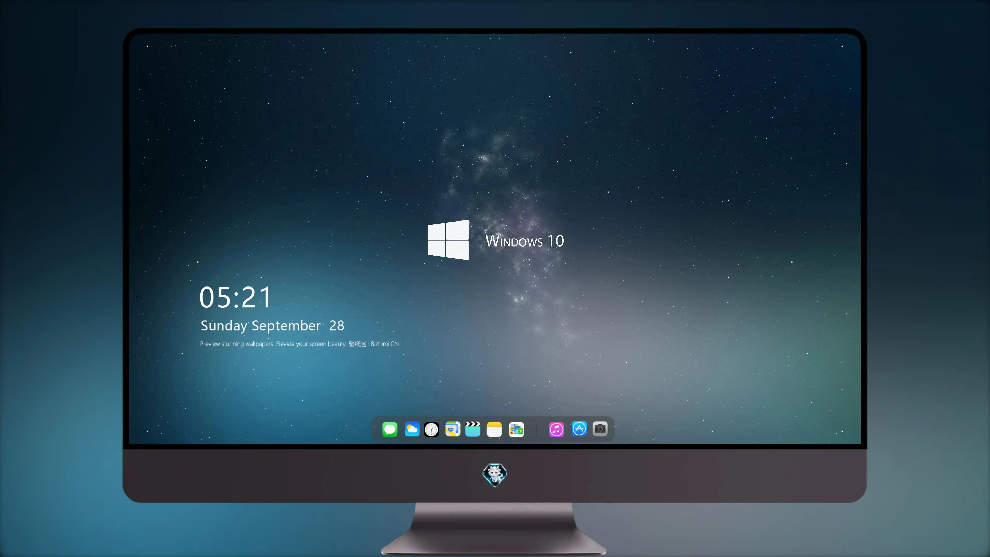 无损画质 柔和色调的 Windows色彩图片 pc锁屏 剪辑图片素材