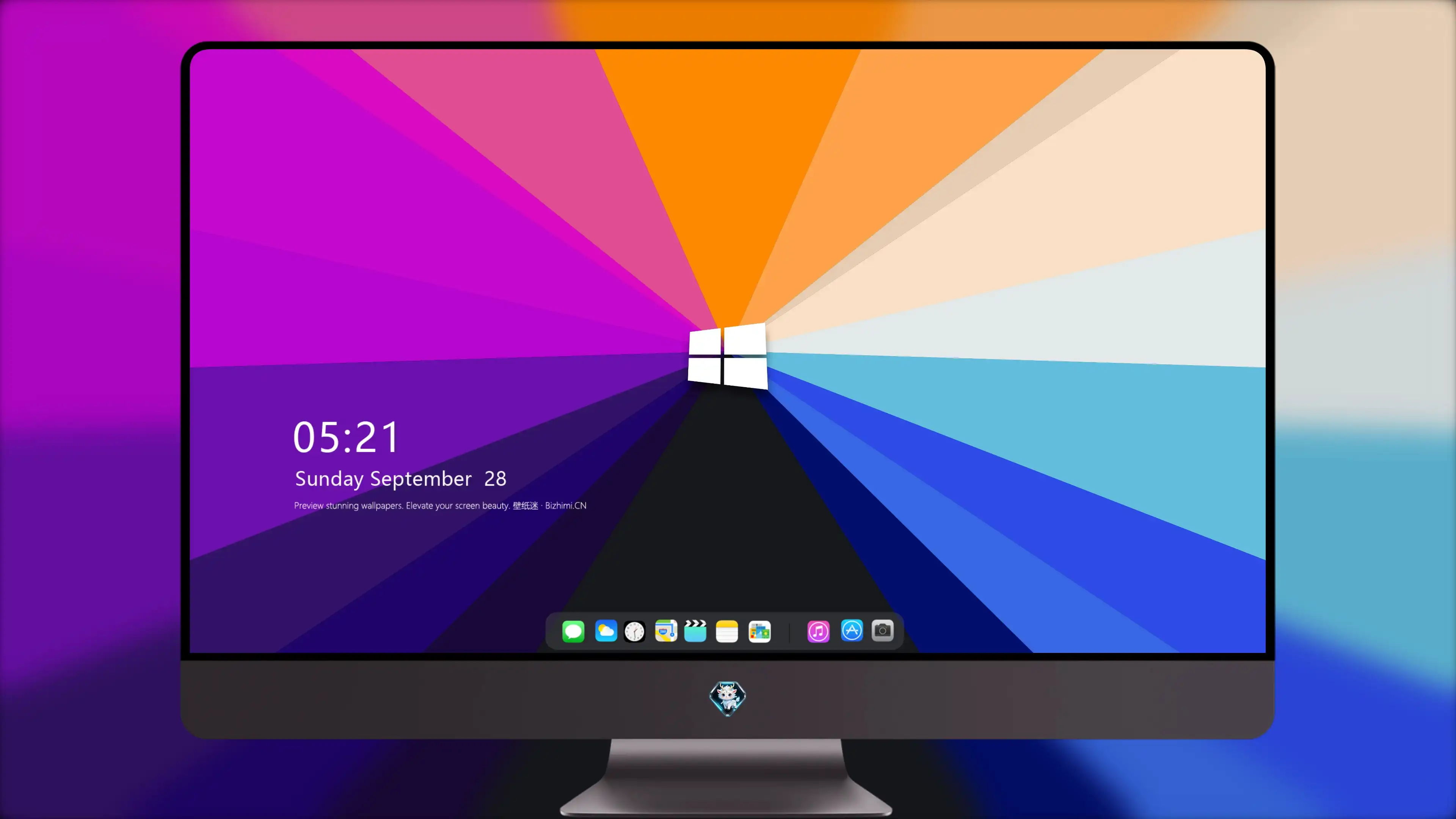 4k画质 简约大气的 Windows色彩壁纸 电脑桌牌壁纸 无水印