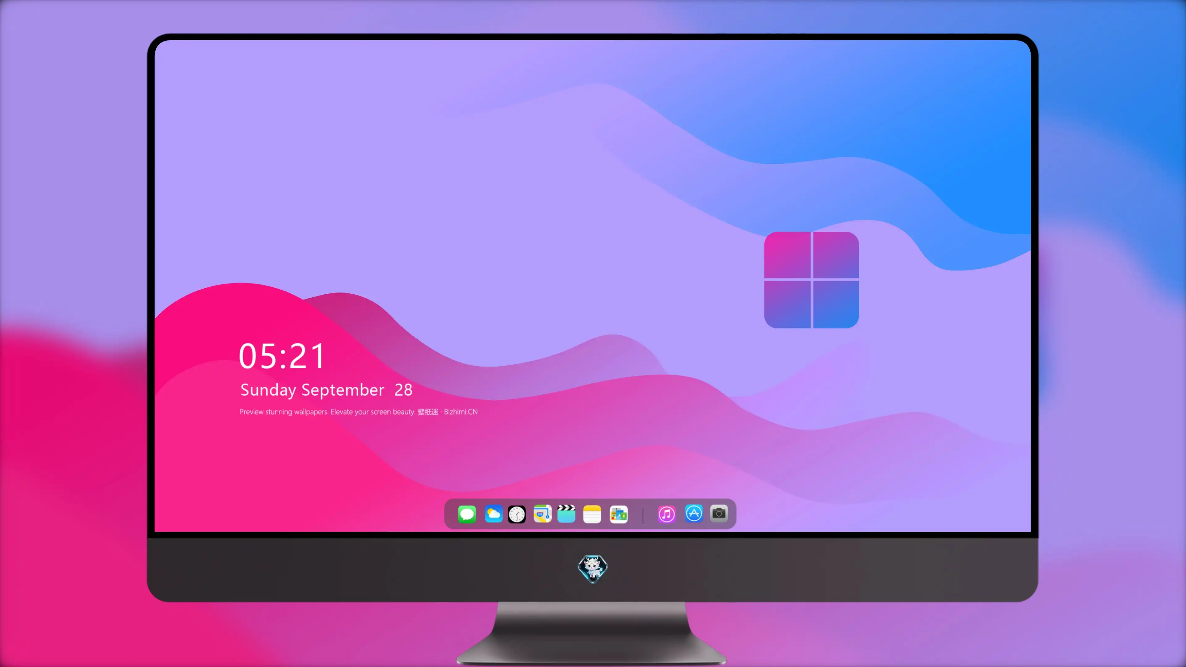 4K超清 清新淡雅的 Windows色彩设计 pc锁屏 高清图库