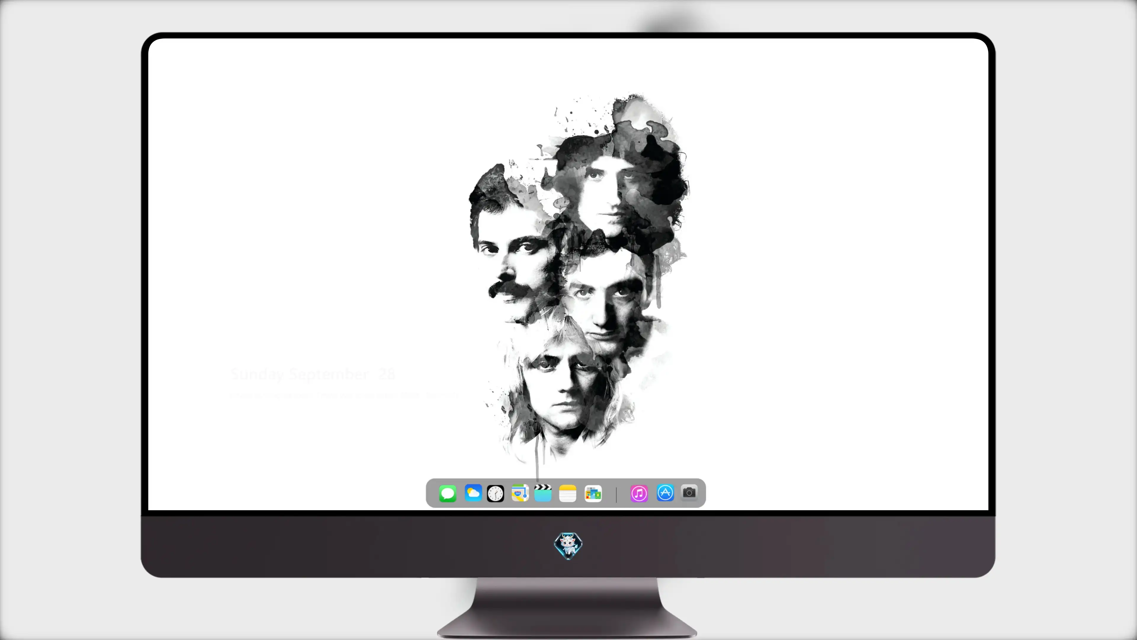 4K超清 时尚简约的 黑白黑白背景 IPAD壁纸 高清图库