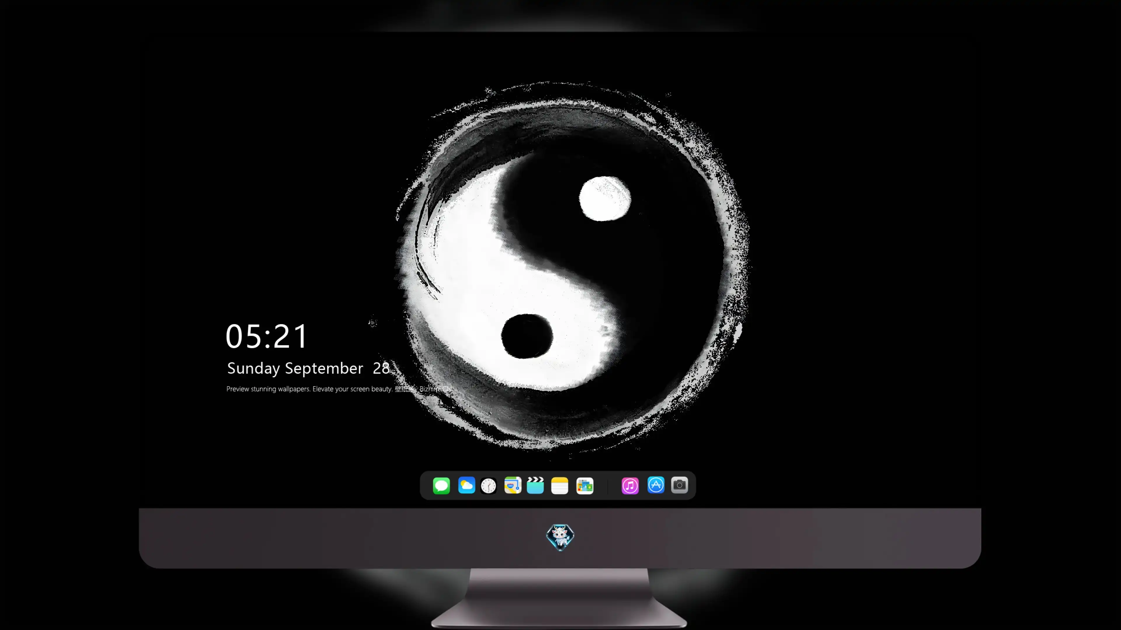 2K壁纸 时尚简约的 水墨水墨背景 IPAD壁纸 无水印