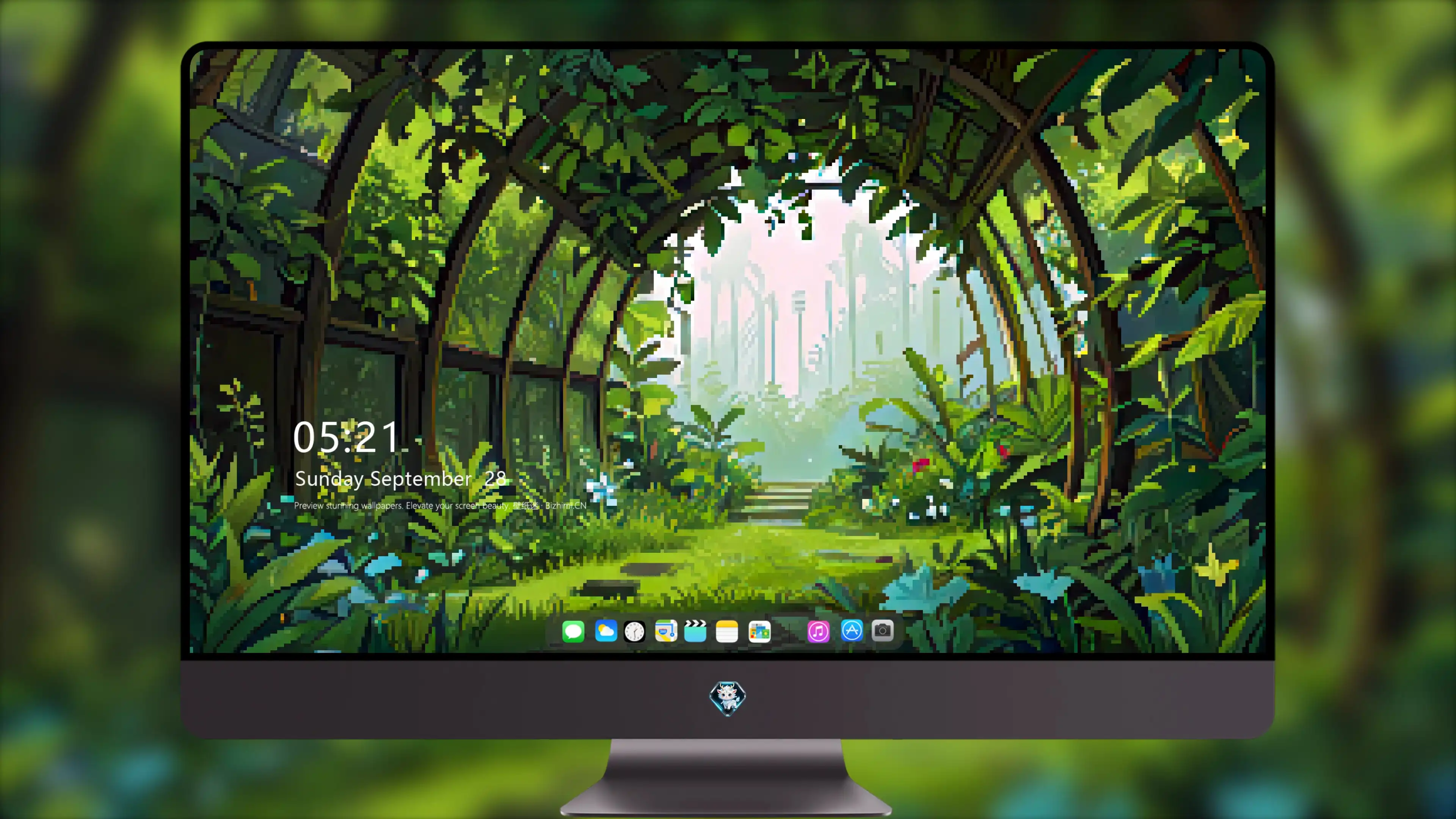 4k画质 ins风的 像素像素风格 pc锁屏 高清晰度