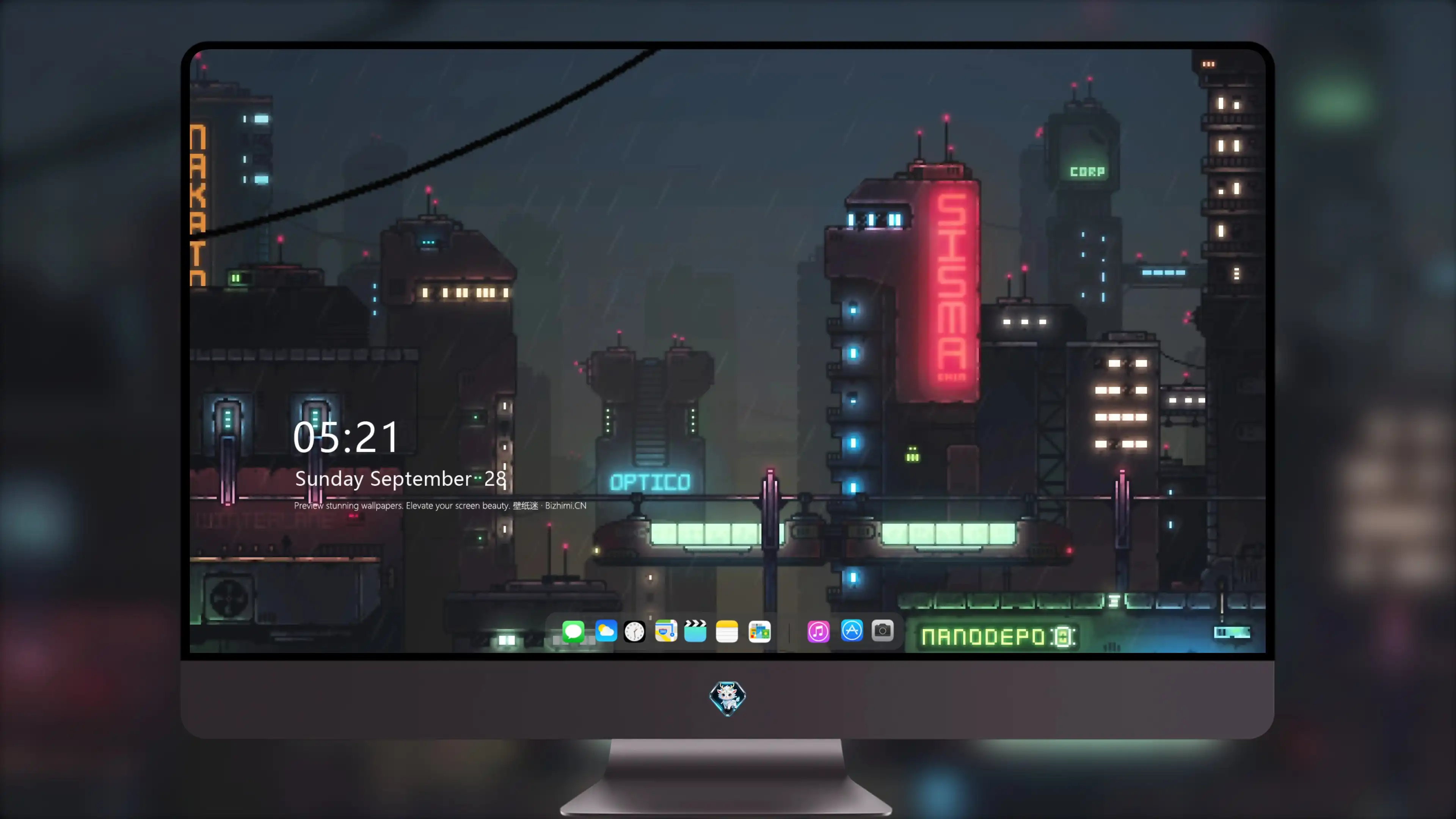 2K壁纸 柔和色调的 像素像素背景 IPAD壁纸 无水印