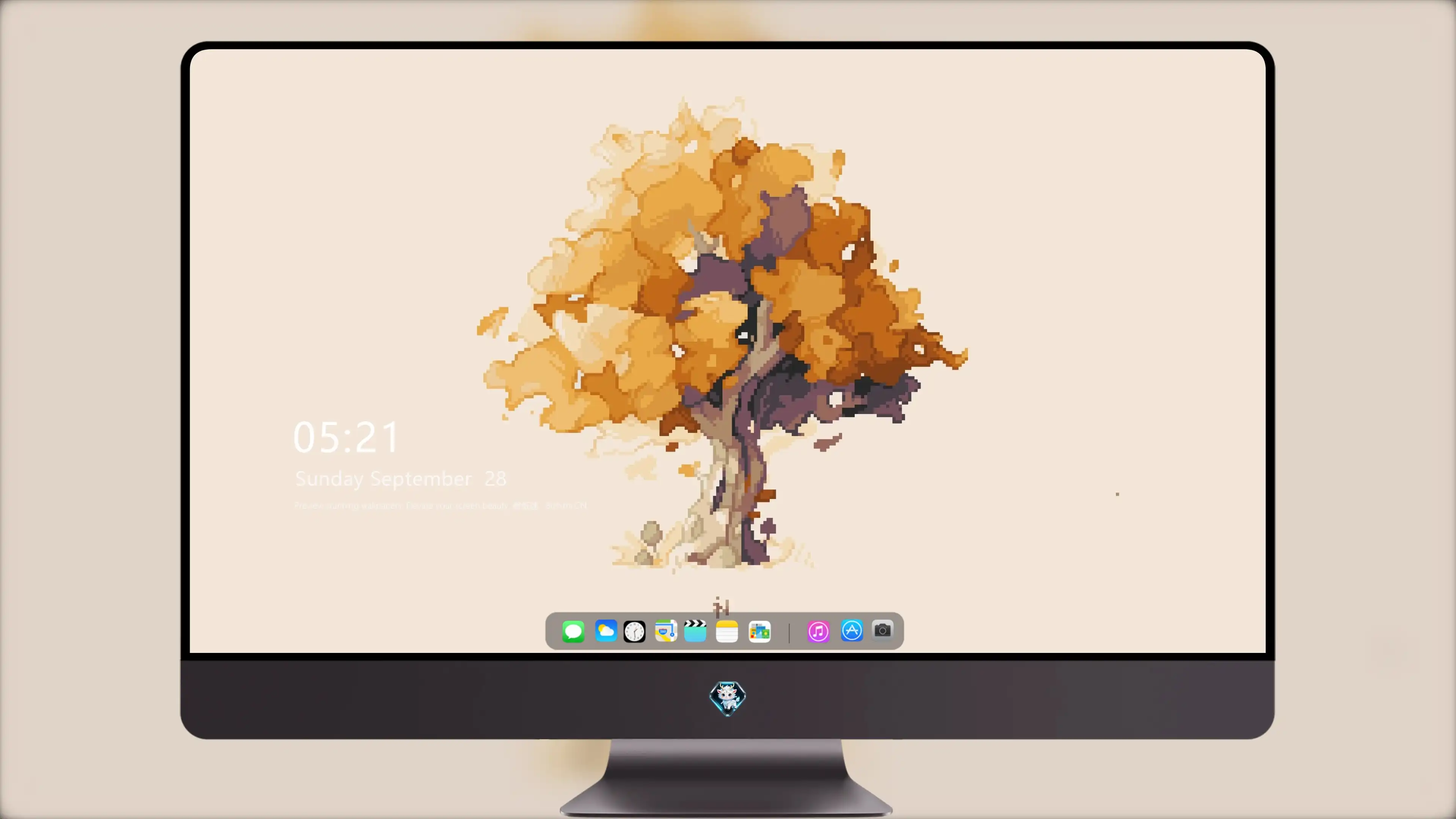 2K壁纸 治愈系的 像素像素背景 iPad壁纸 高清晰度