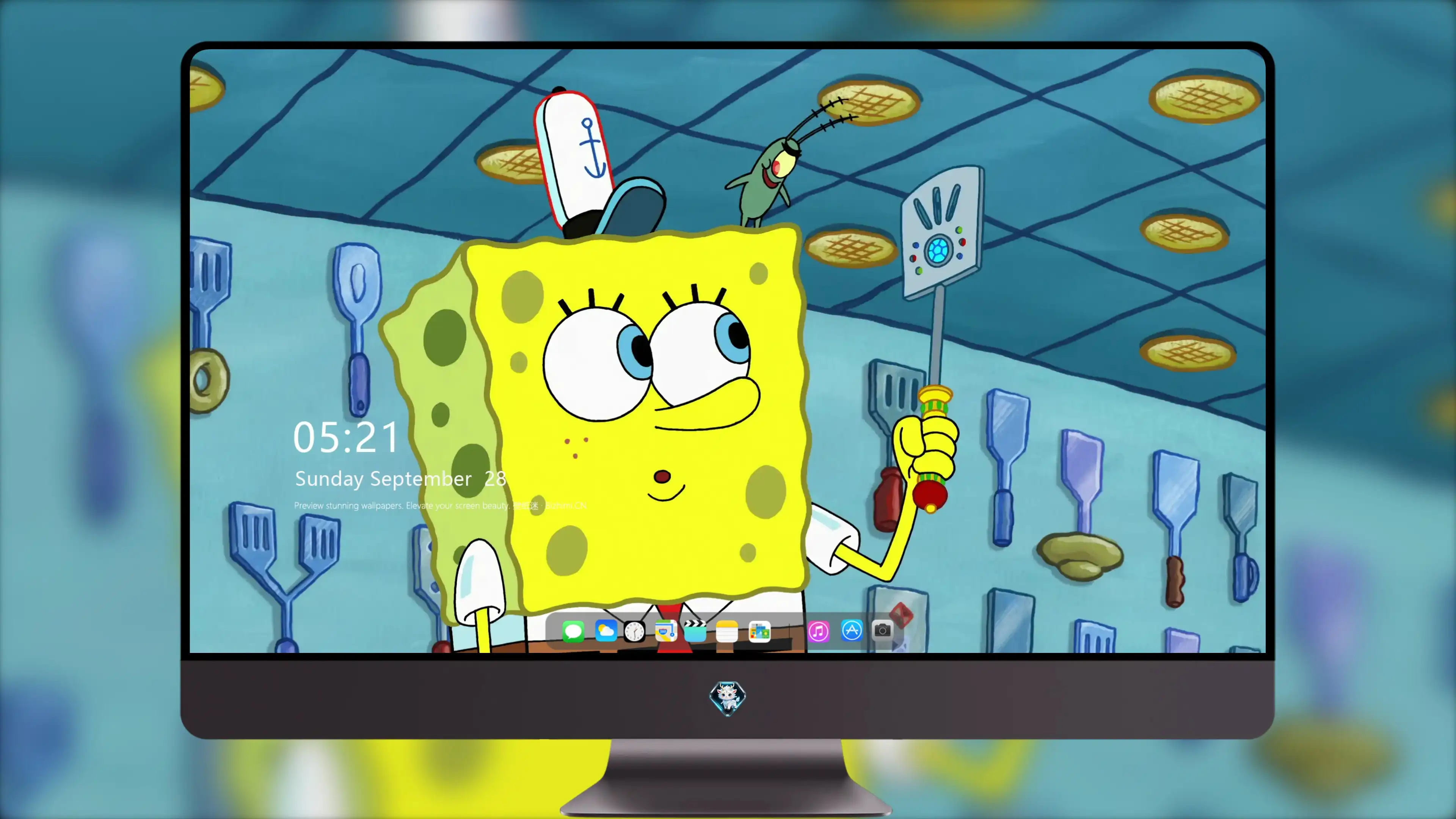4K海绵宝宝 Bikini Bottom场景壁纸