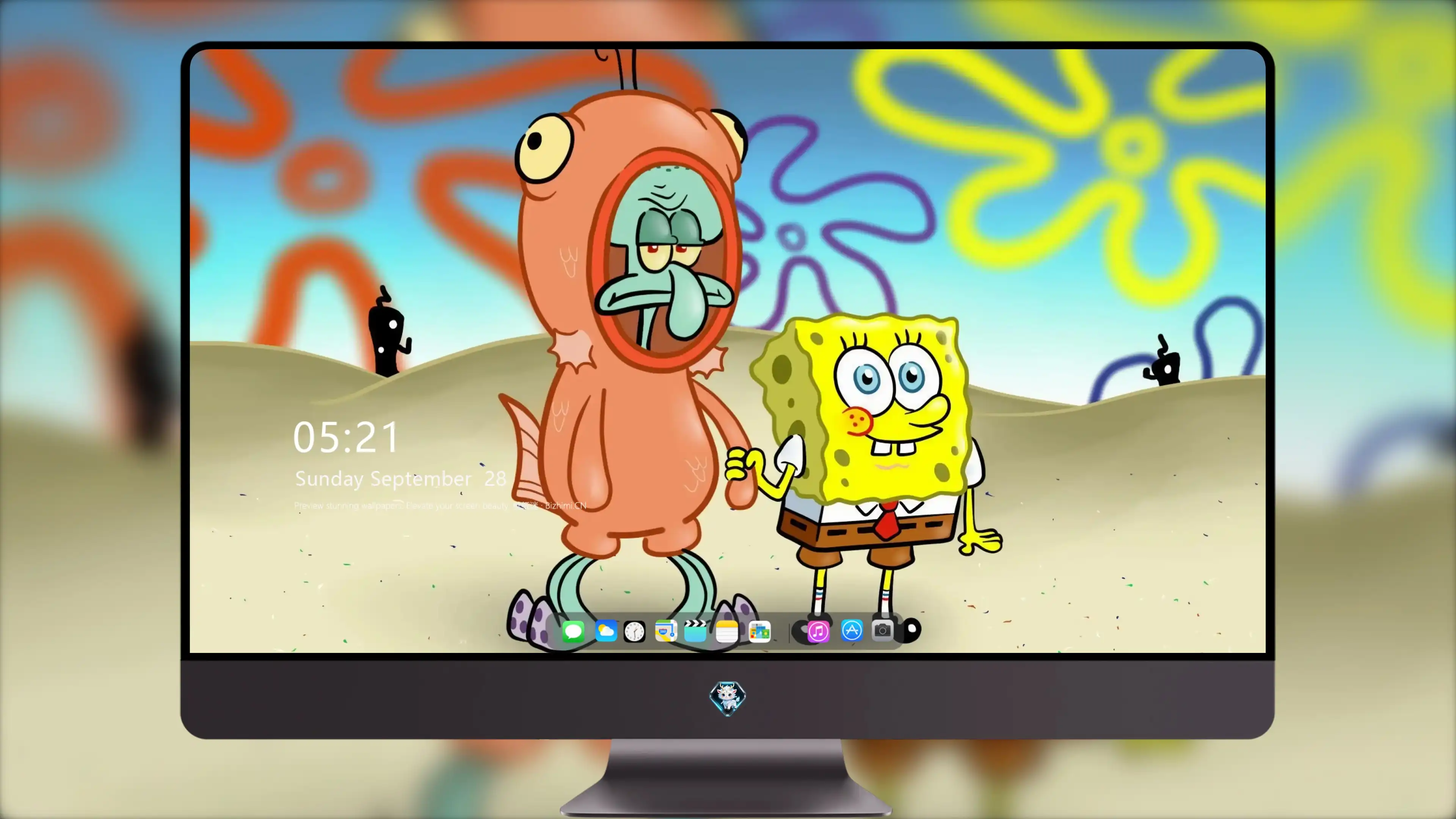 4K海绵宝宝 Bikini Bottom场景壁纸