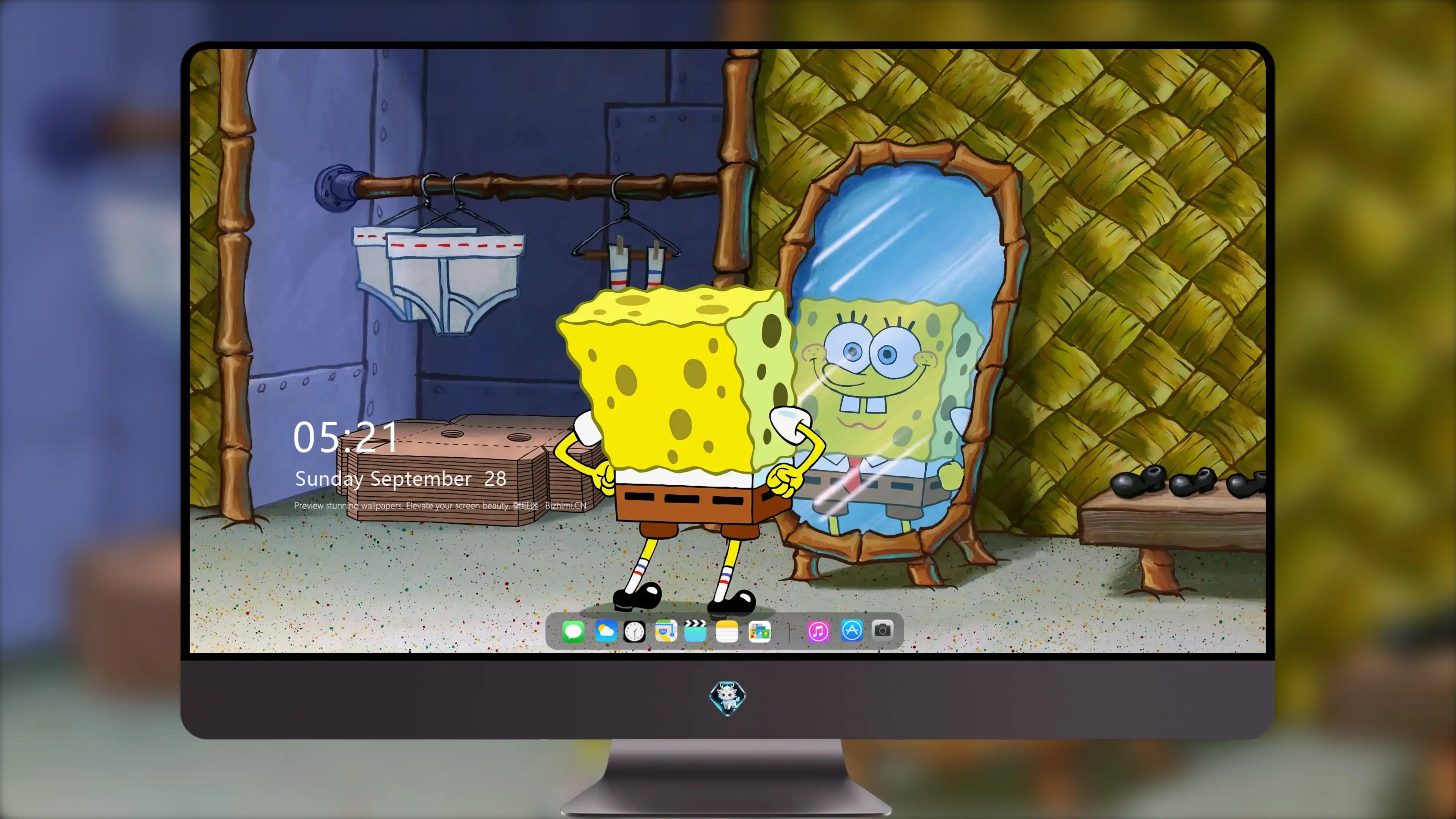 4K海绵宝宝 Bikini Bottom场景壁纸