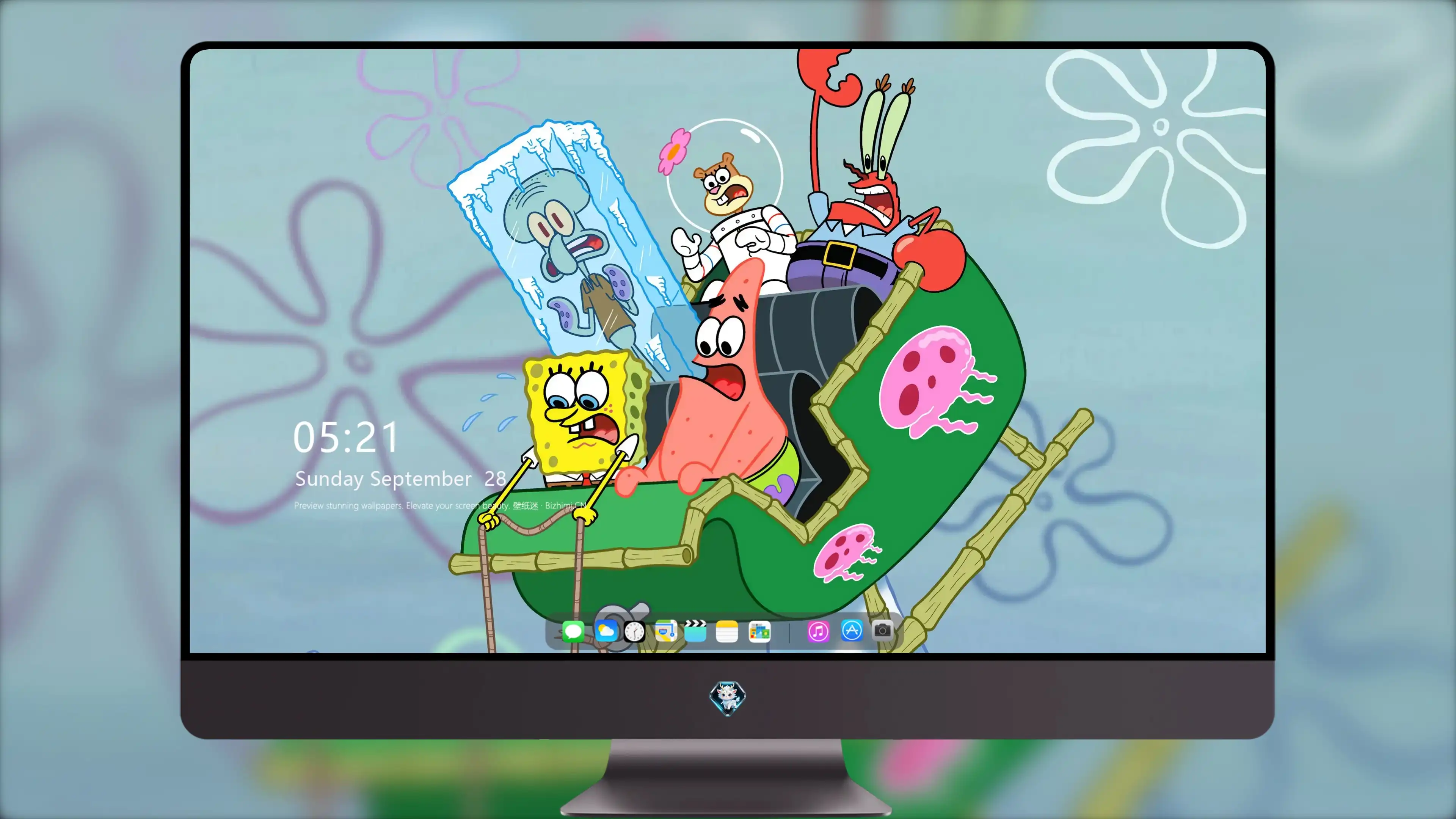4K海绵宝宝 Bikini Bottom场景壁纸