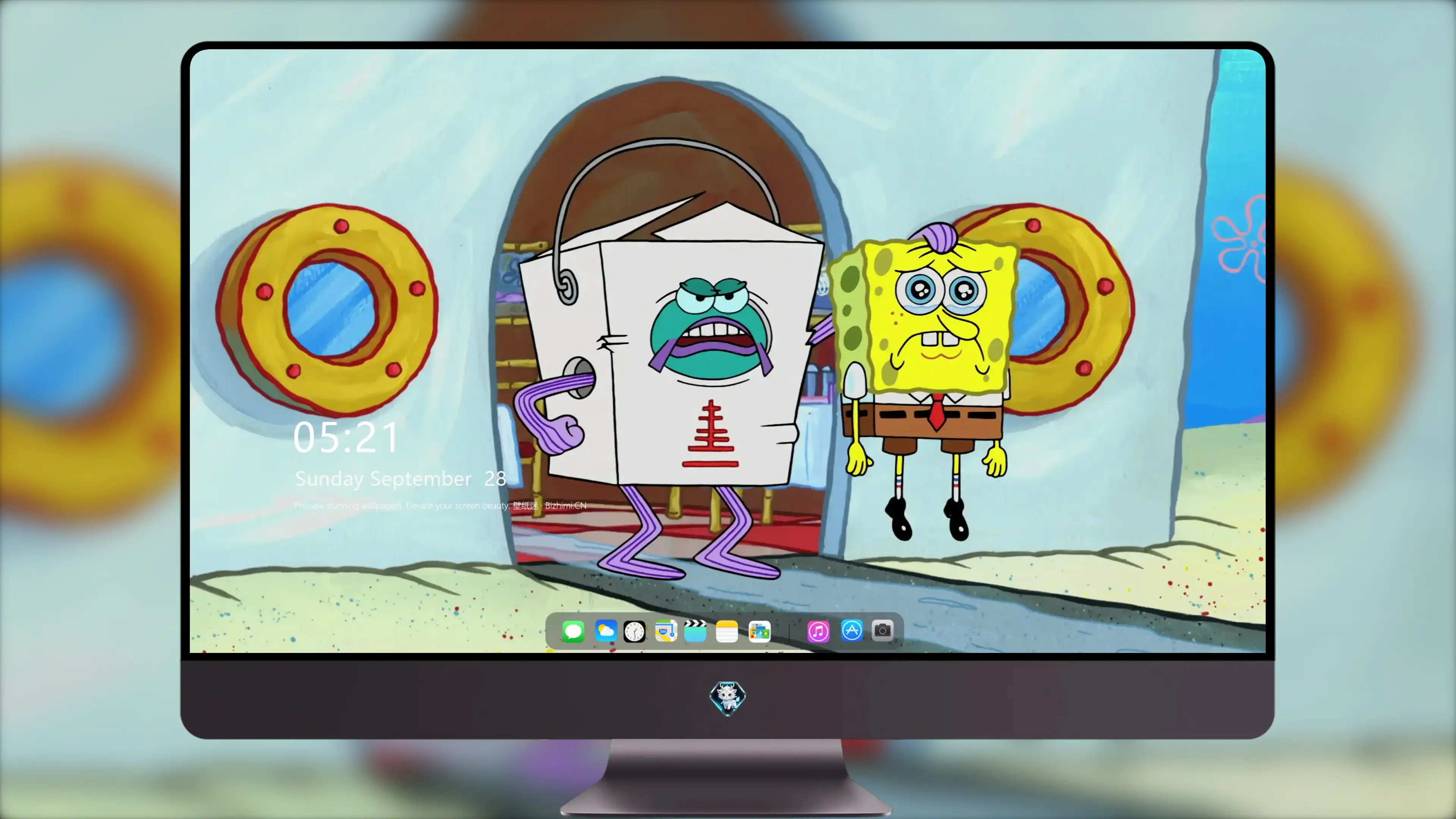 4K海绵宝宝 Bikini Bottom场景壁纸