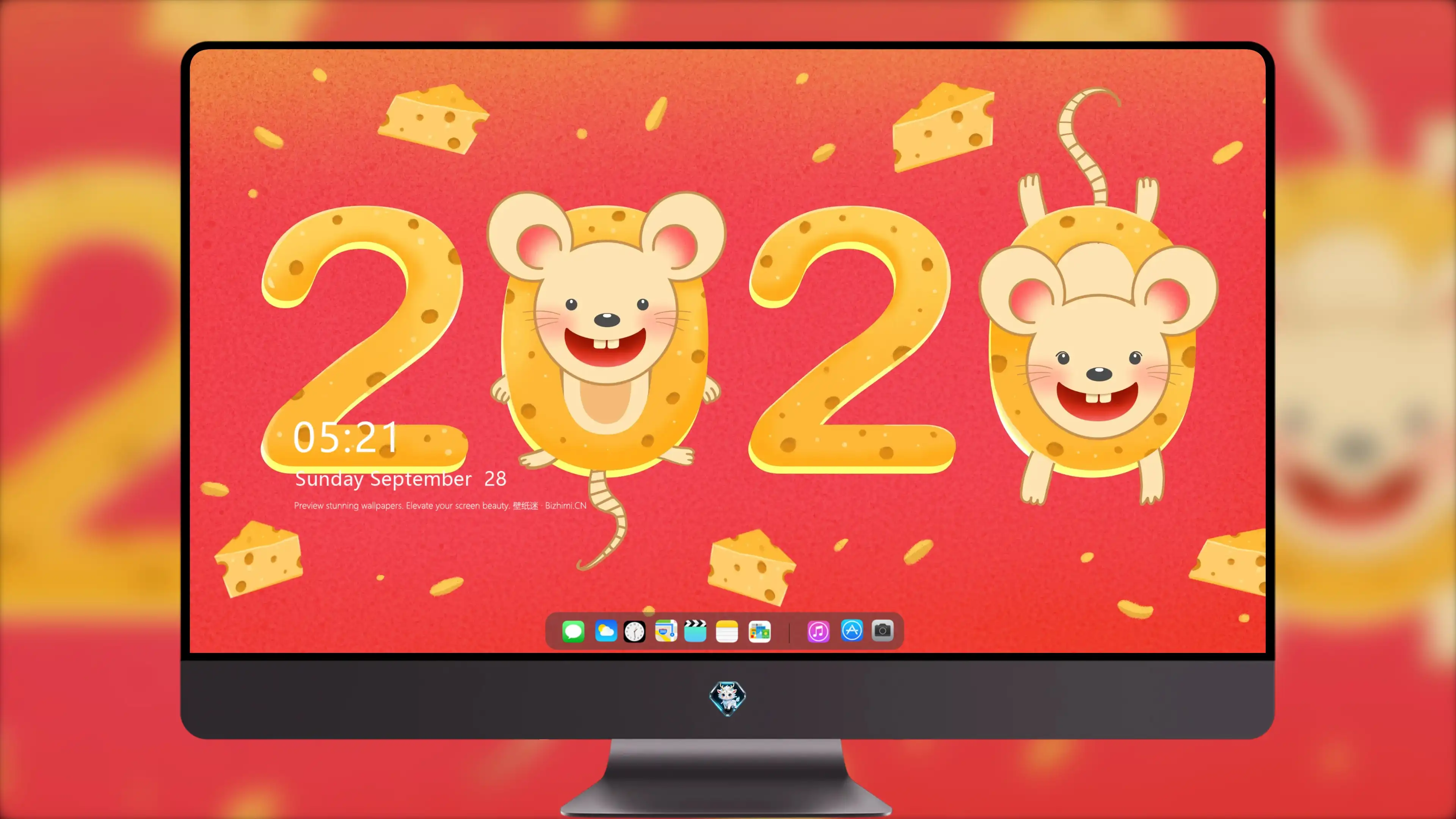 4K节日氛围壁纸 节日贺卡创意设计