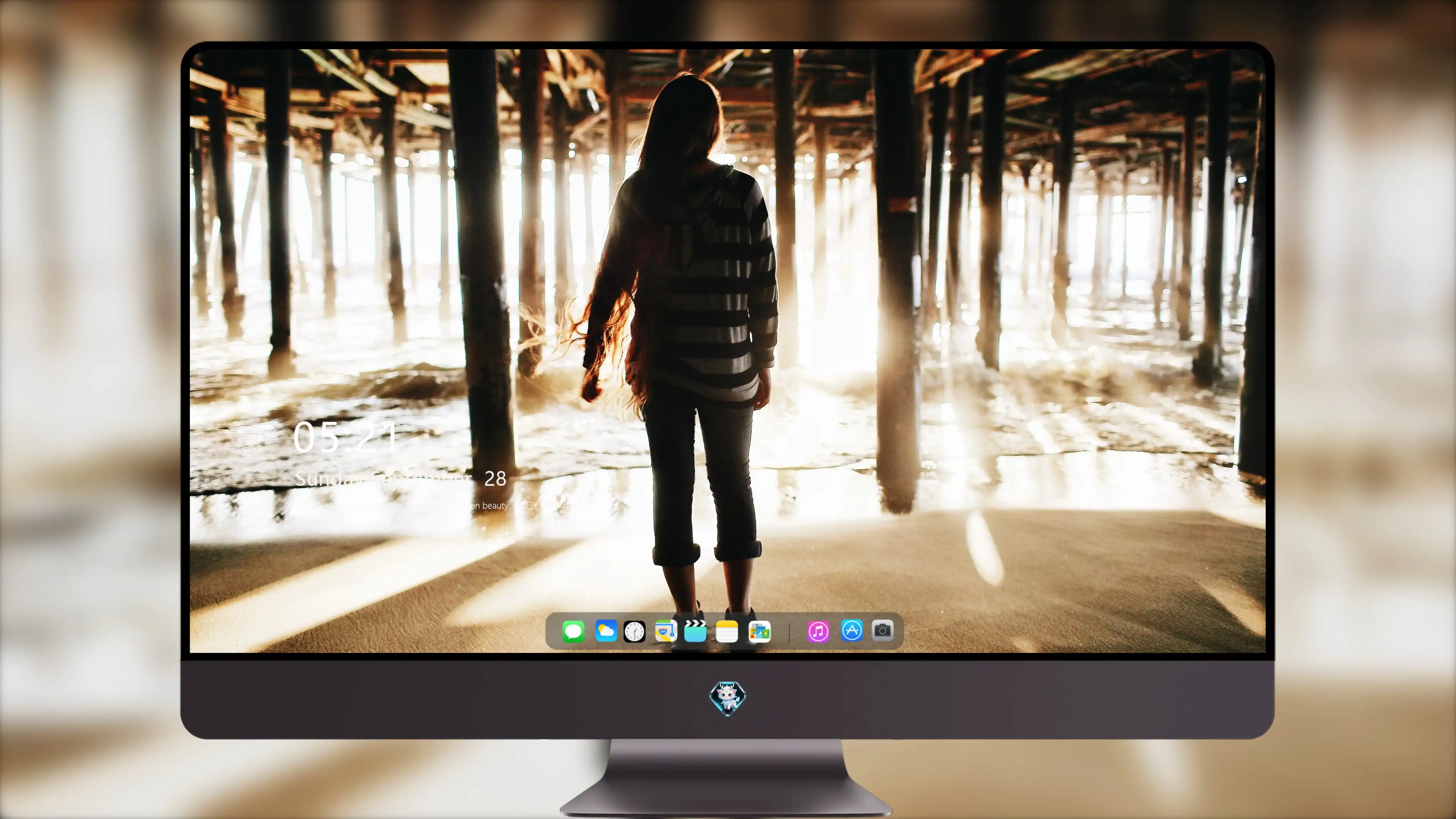 4K治愈温馨壁纸 雨后彩虹清新希望