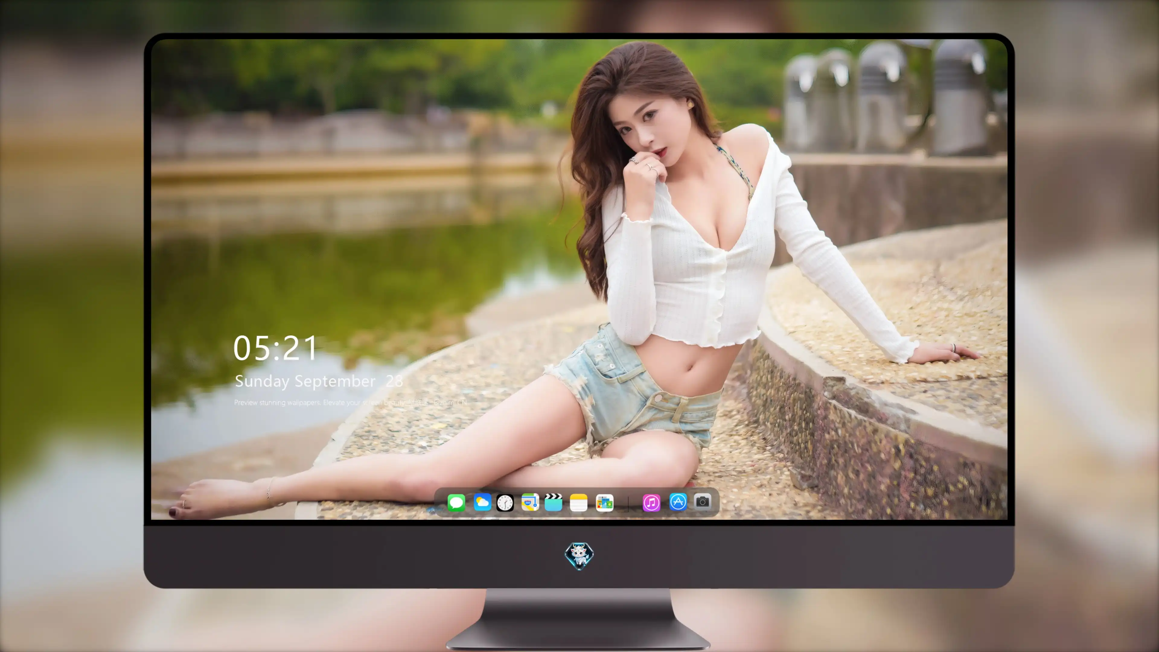 端庄秀丽的 端庄淑女 端庄人像 4K极致清晰  PC屏保