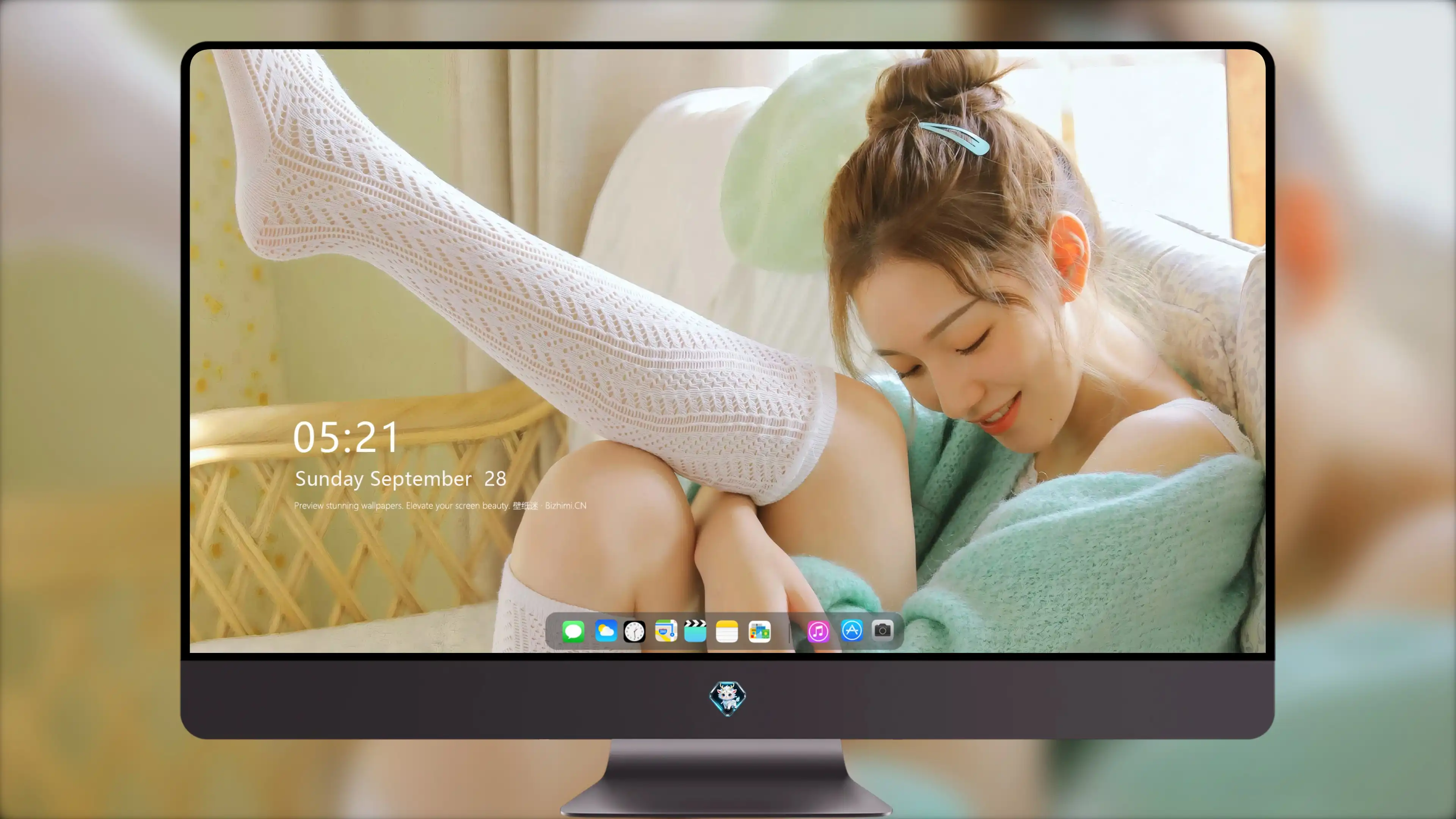 五官精致的 国产美女 高清脸部写真 超清晰4K 桌面锁屏