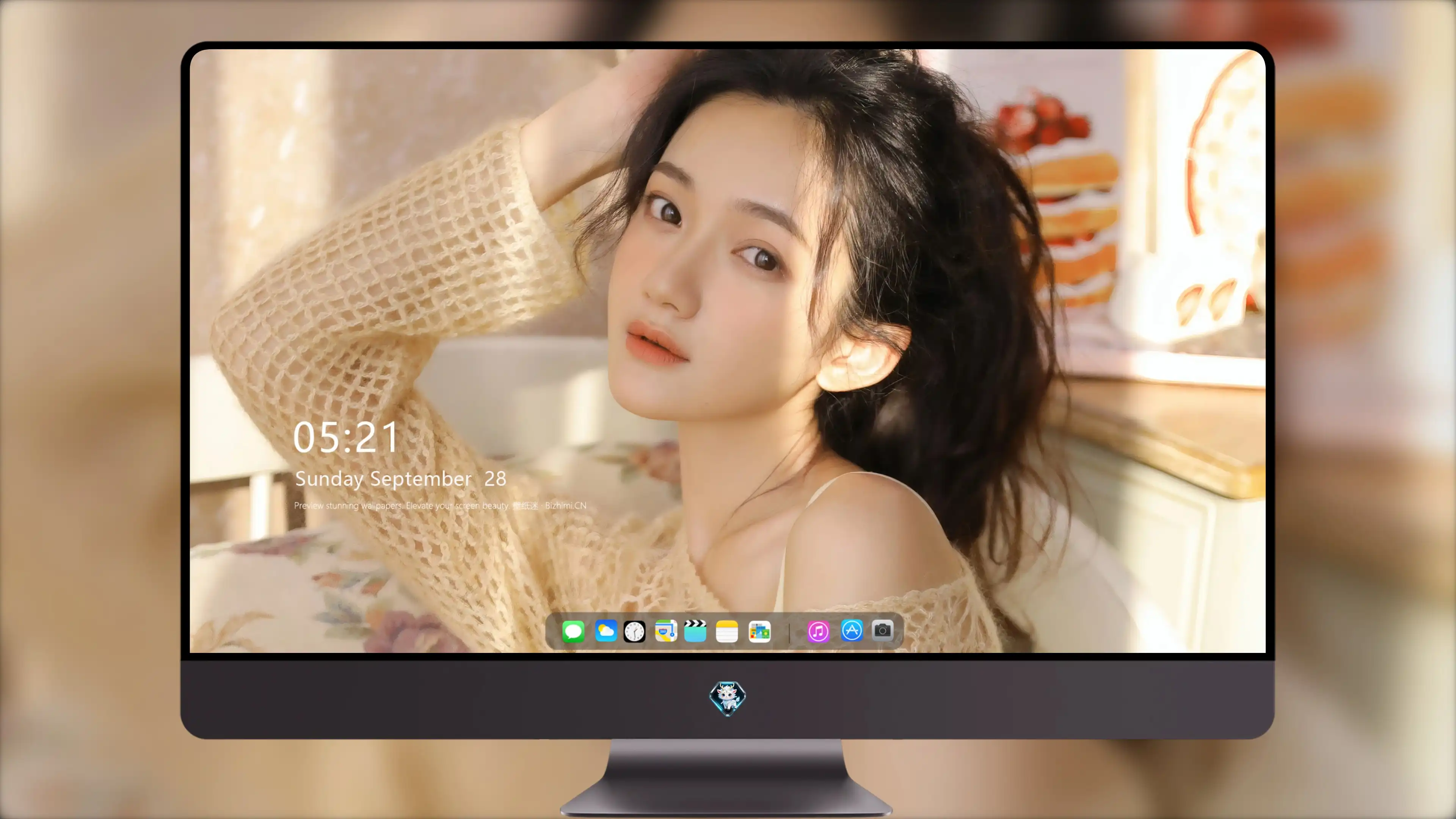 容貌绝美的 中国美女 面部特写摄影 4K高清图片 手机壁纸