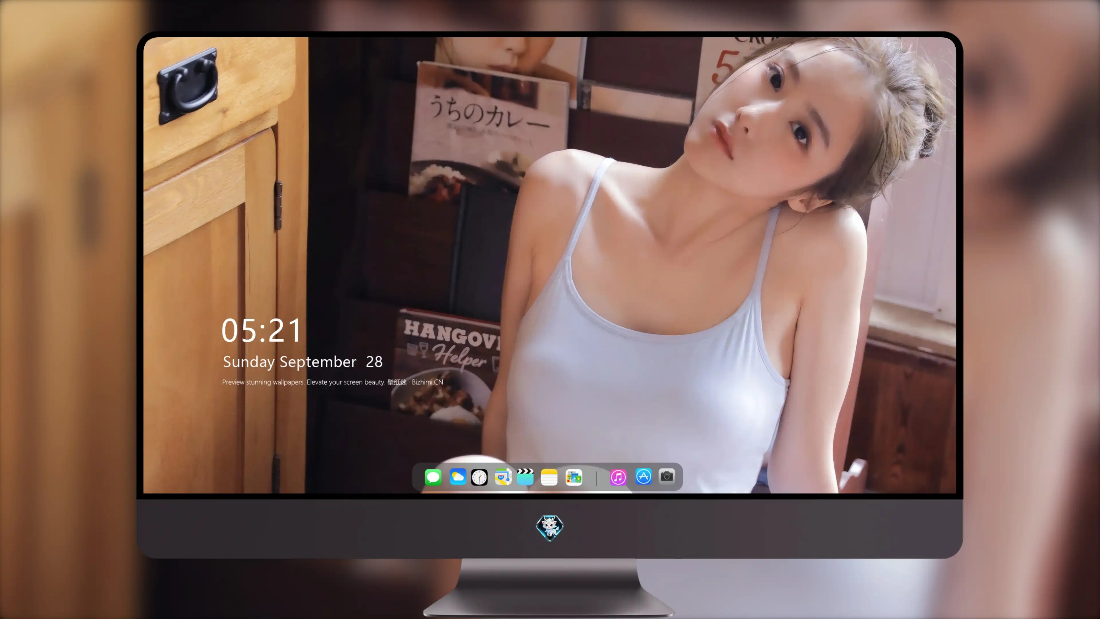 面容姣好的 中国佳人 面部高清摄影 4K极致清晰  PC屏保