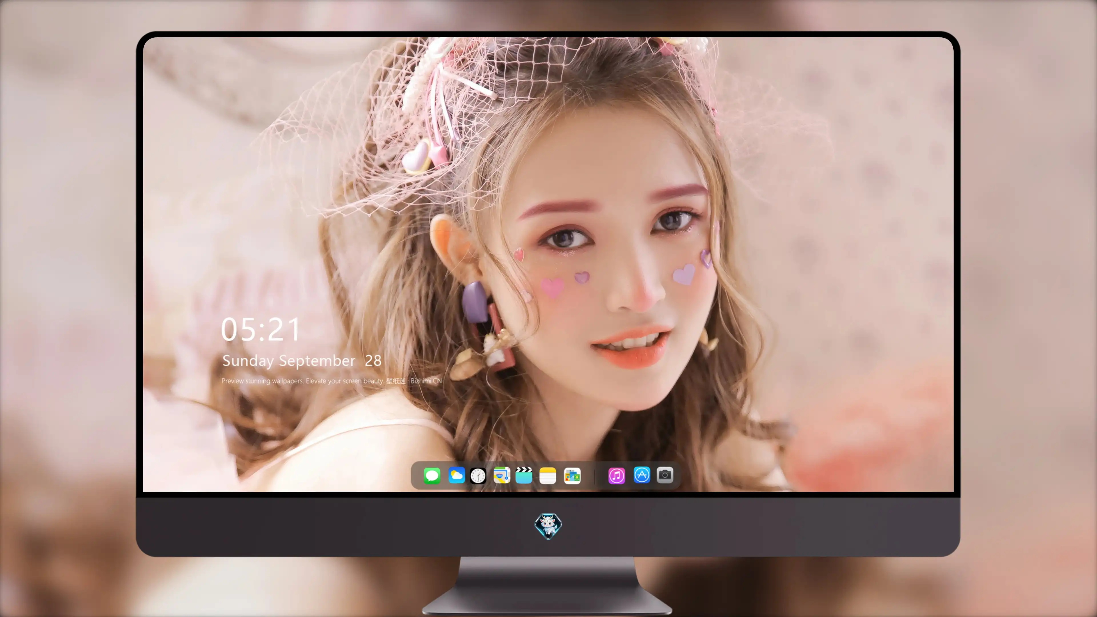 五官精致的 国产美女 高清脸部写真 超清晰4K 桌面锁屏