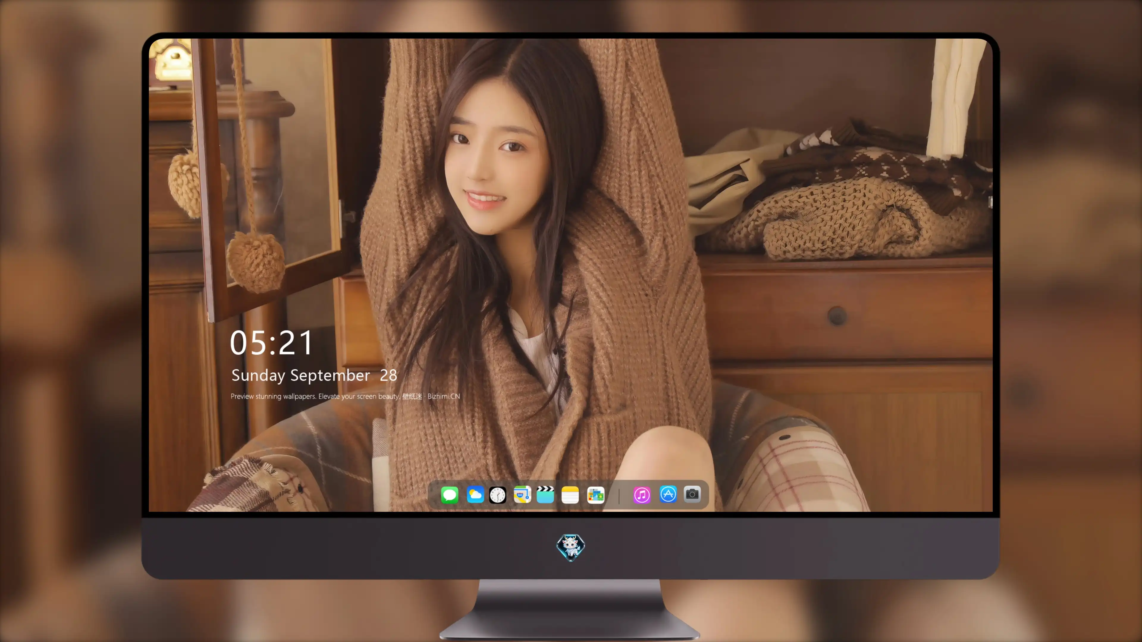面容姣好的 中国佳人 面部高清摄影 4K极致清晰  PC屏保