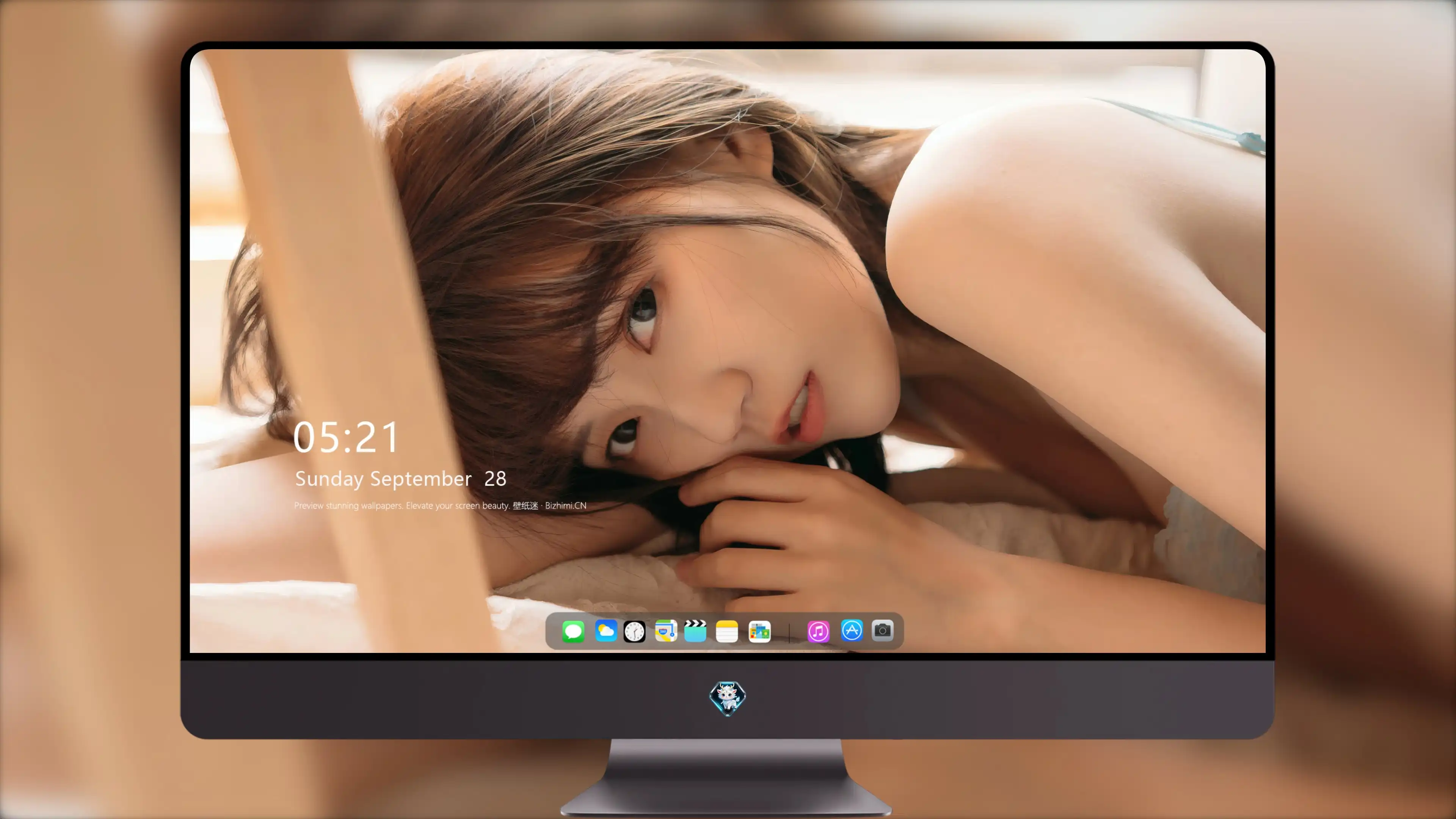 面容姣好的 中国佳人 面部高清摄影 4K极致清晰  PC屏保