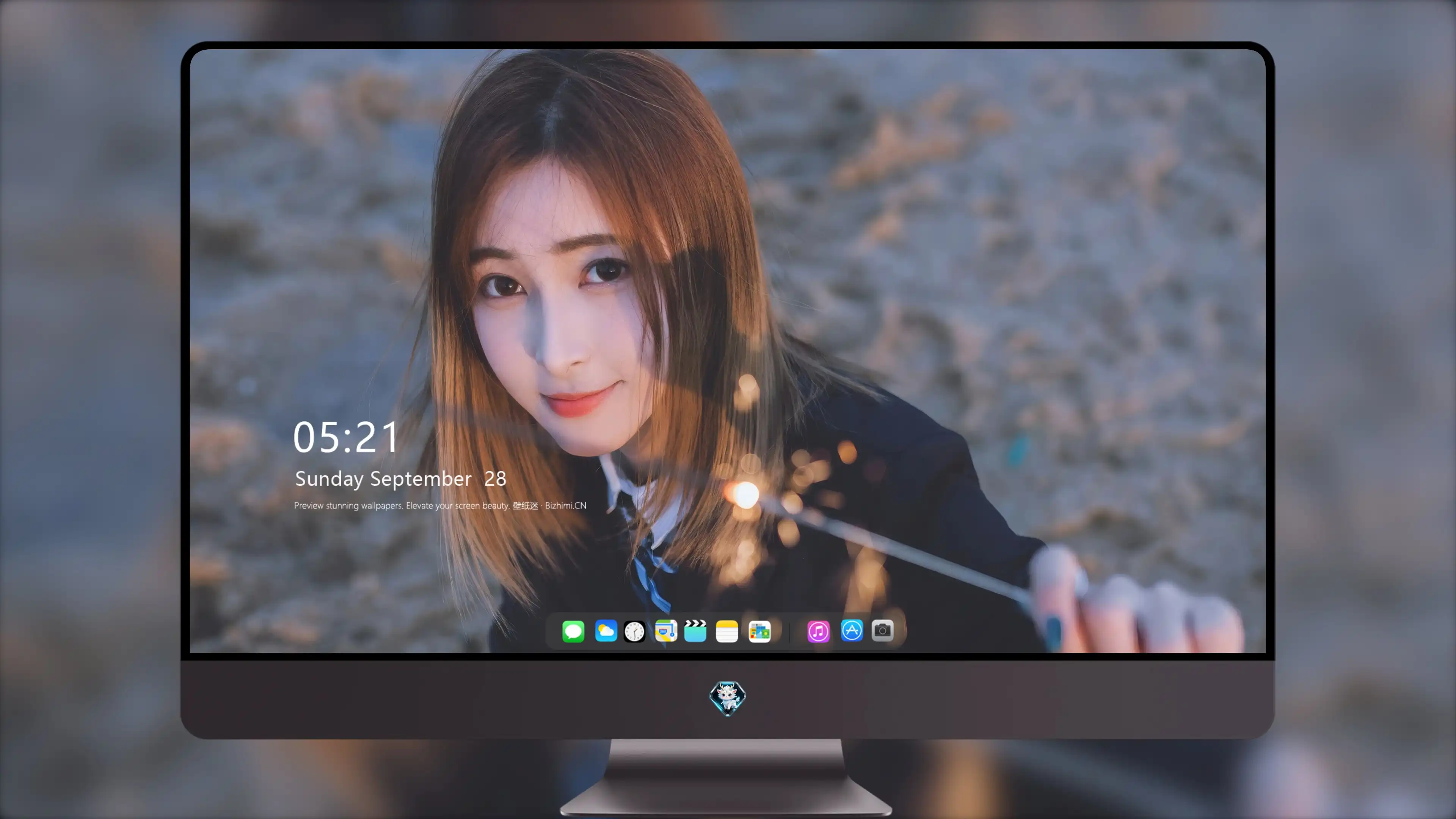 容貌绝美的 中国美女 面部特写摄影 4K高清图片 手机壁纸