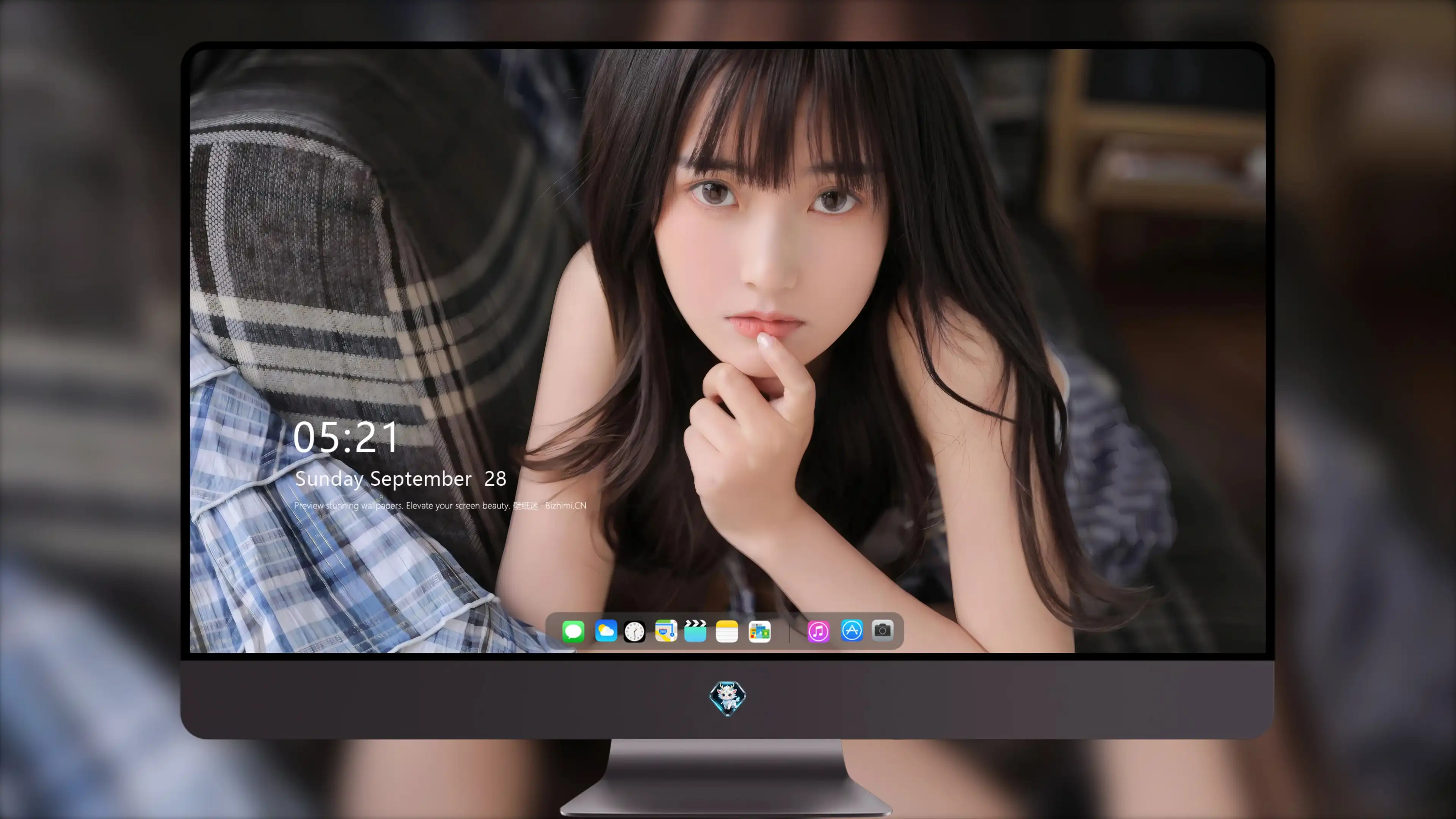 面容姣好的 中国佳人 面部高清摄影 4K极致清晰  PC屏保