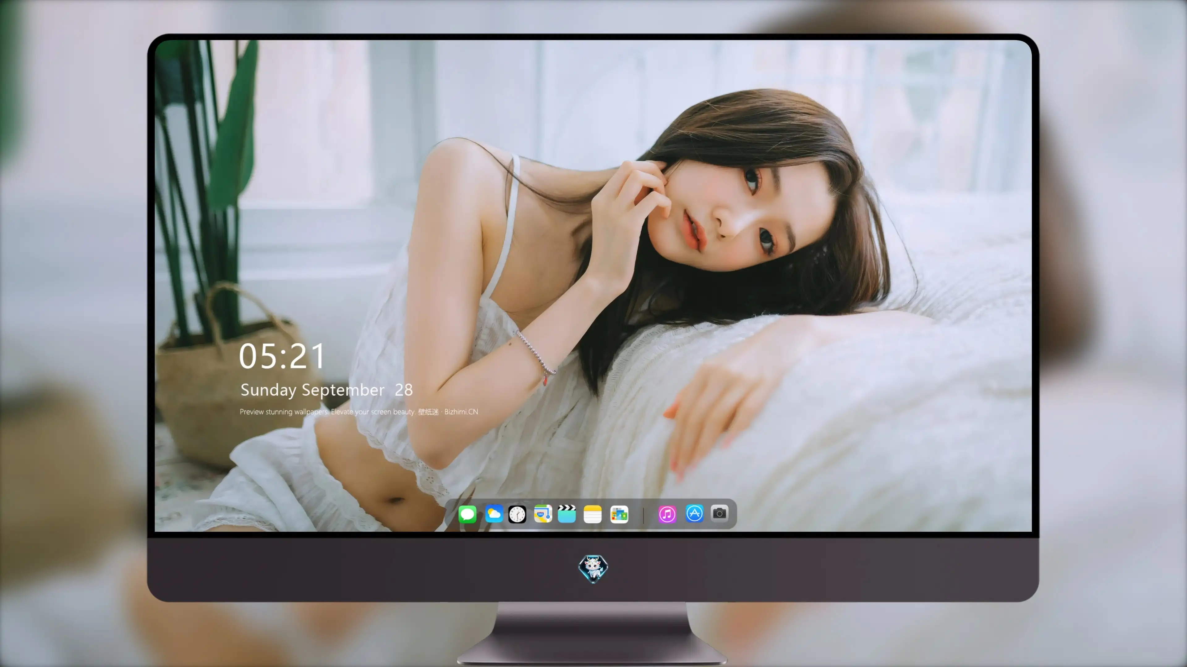 面容姣好的 中国佳人 面部高清摄影 4K极致清晰  PC屏保
