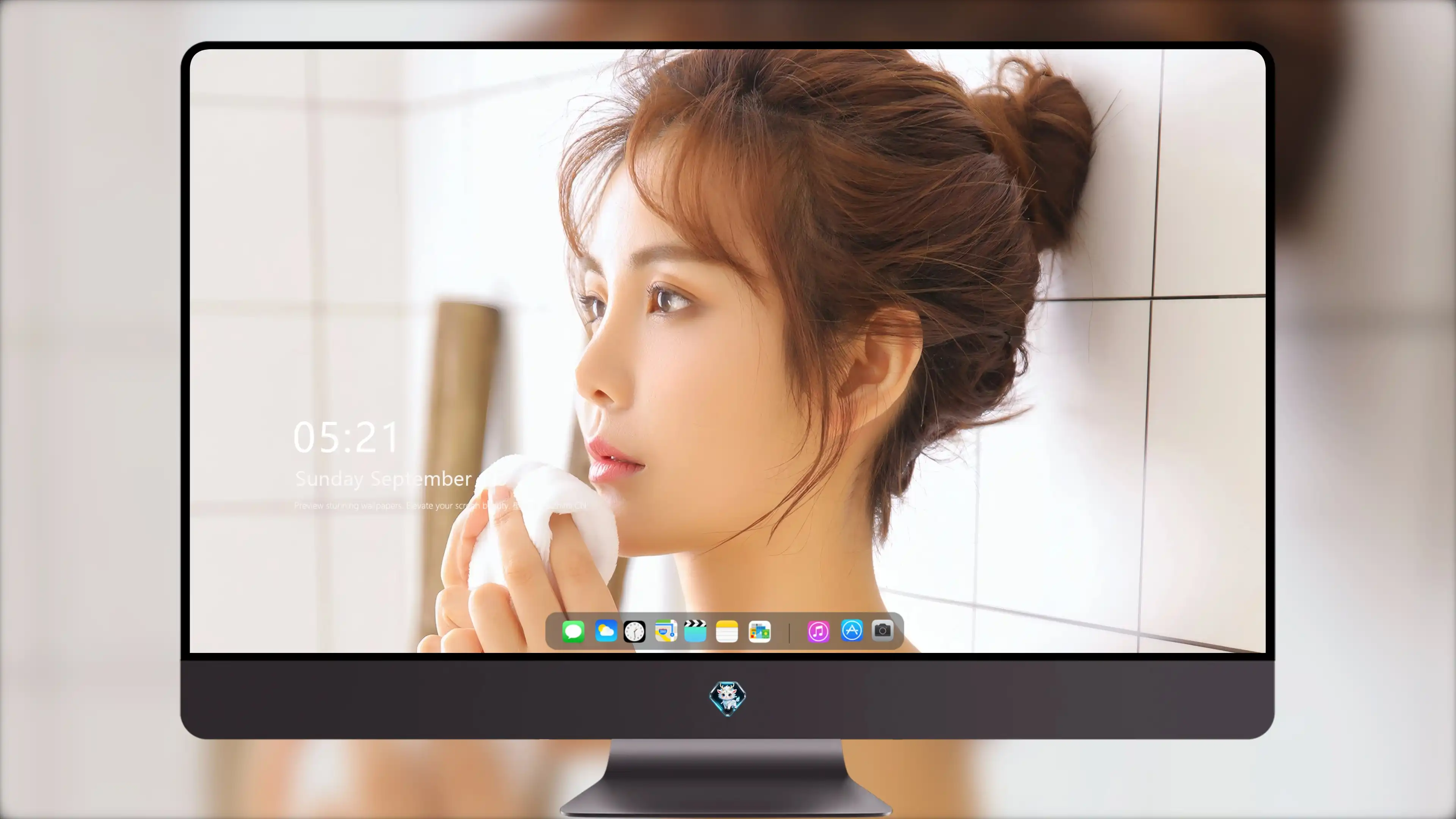 五官精致的 国产美女 高清脸部写真 超清晰4K 桌面锁屏