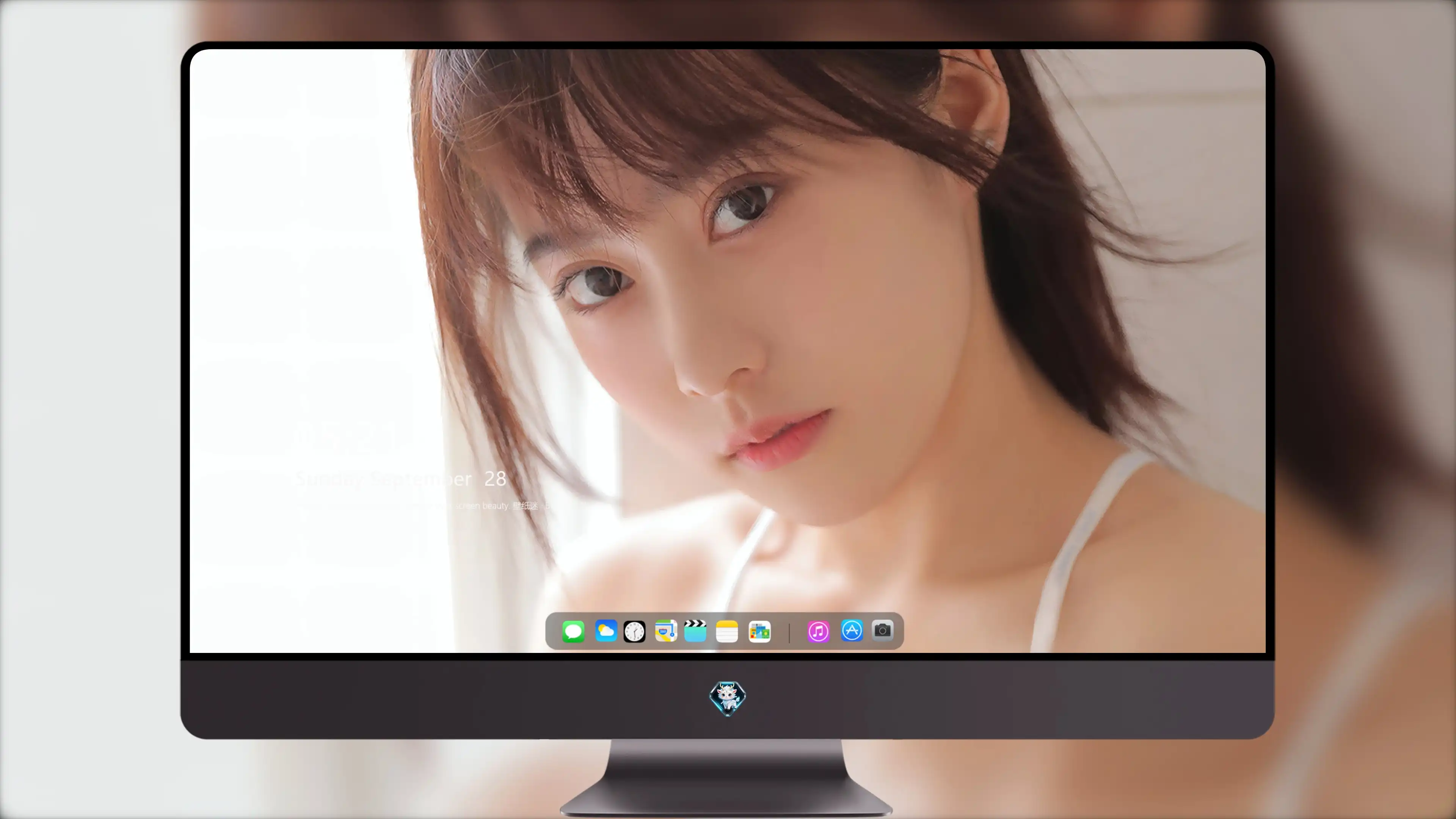 容貌绝美的 中国美女 面部特写摄影 4K高清图片 手机壁纸