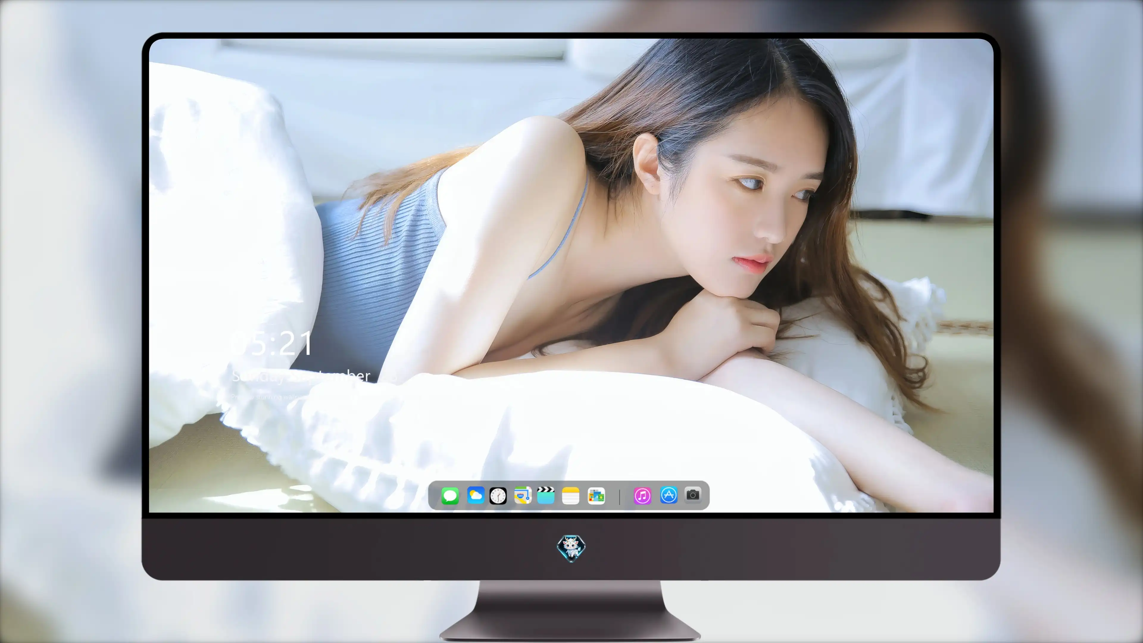 容貌绝美的 中国美女 面部特写摄影 4K高清图片 手机壁纸