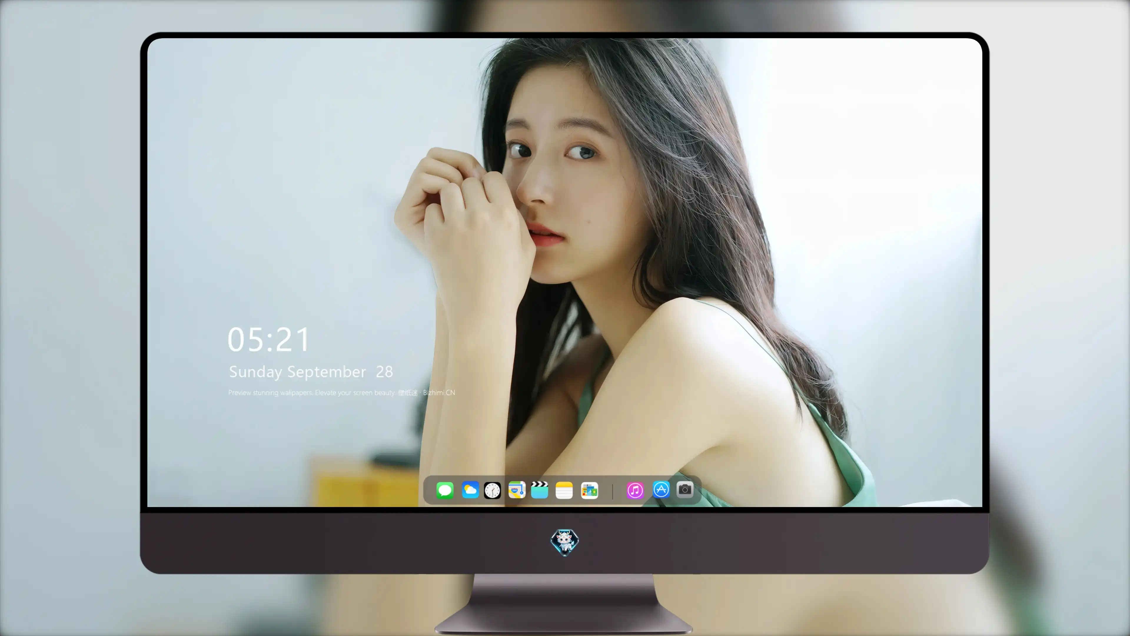 五官精致的 国产美女 高清脸部写真 超清晰4K 桌面锁屏