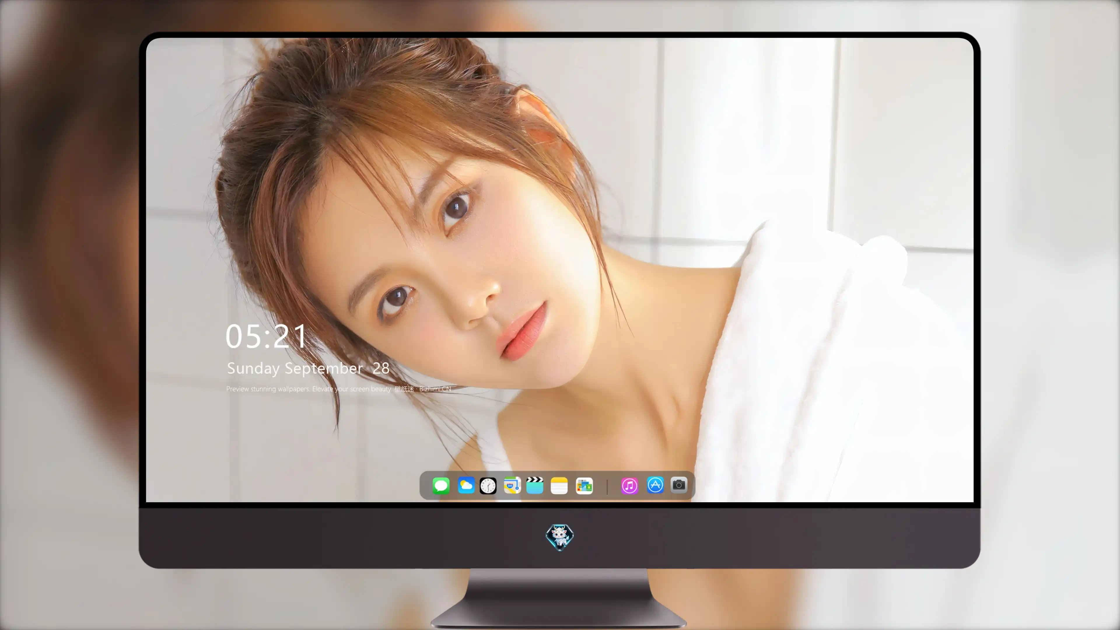 五官精致的 国产美女 高清脸部写真 超清晰4K 桌面锁屏