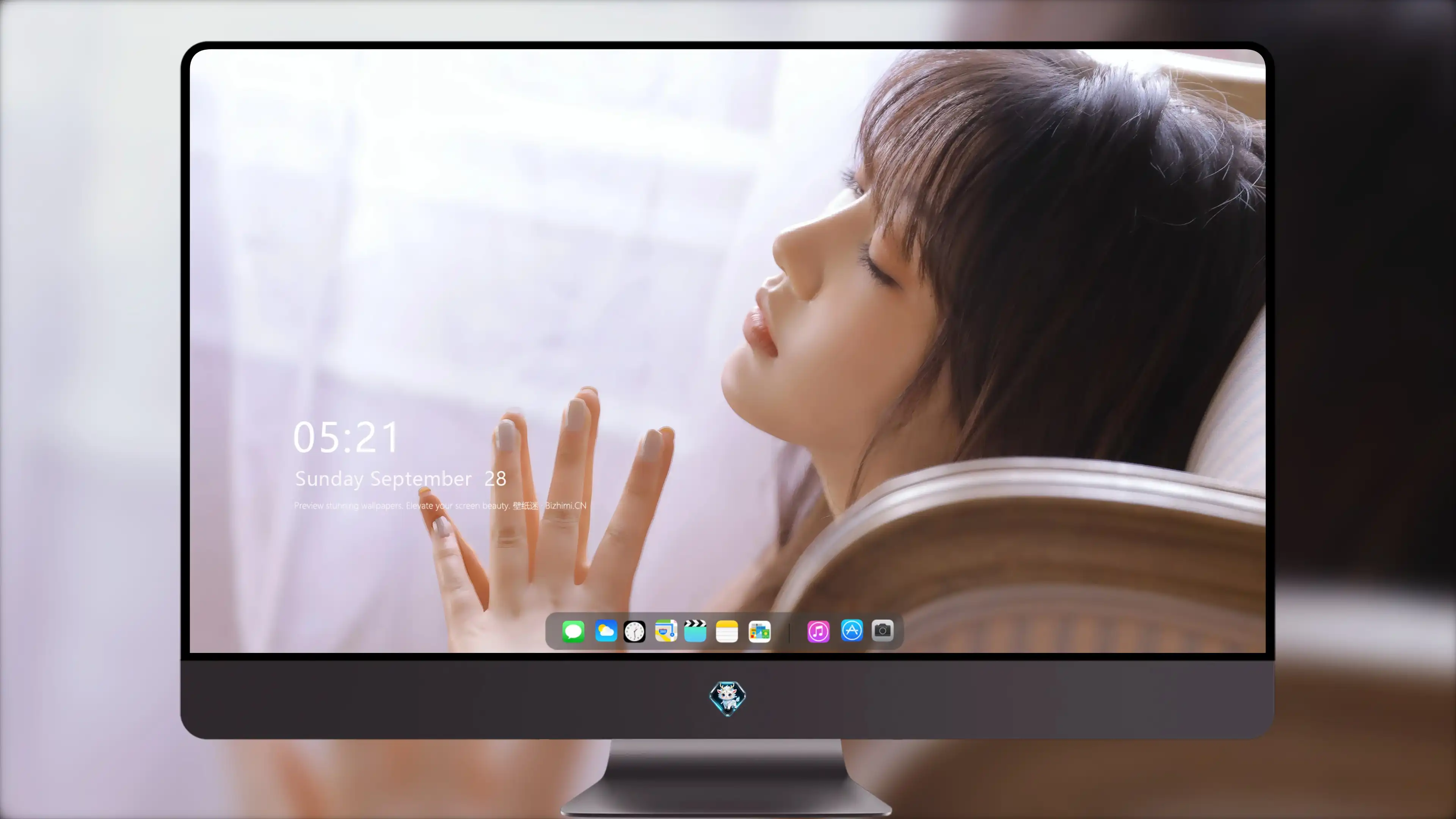 面容姣好的 中国佳人 面部高清摄影 4K极致清晰  PC屏保